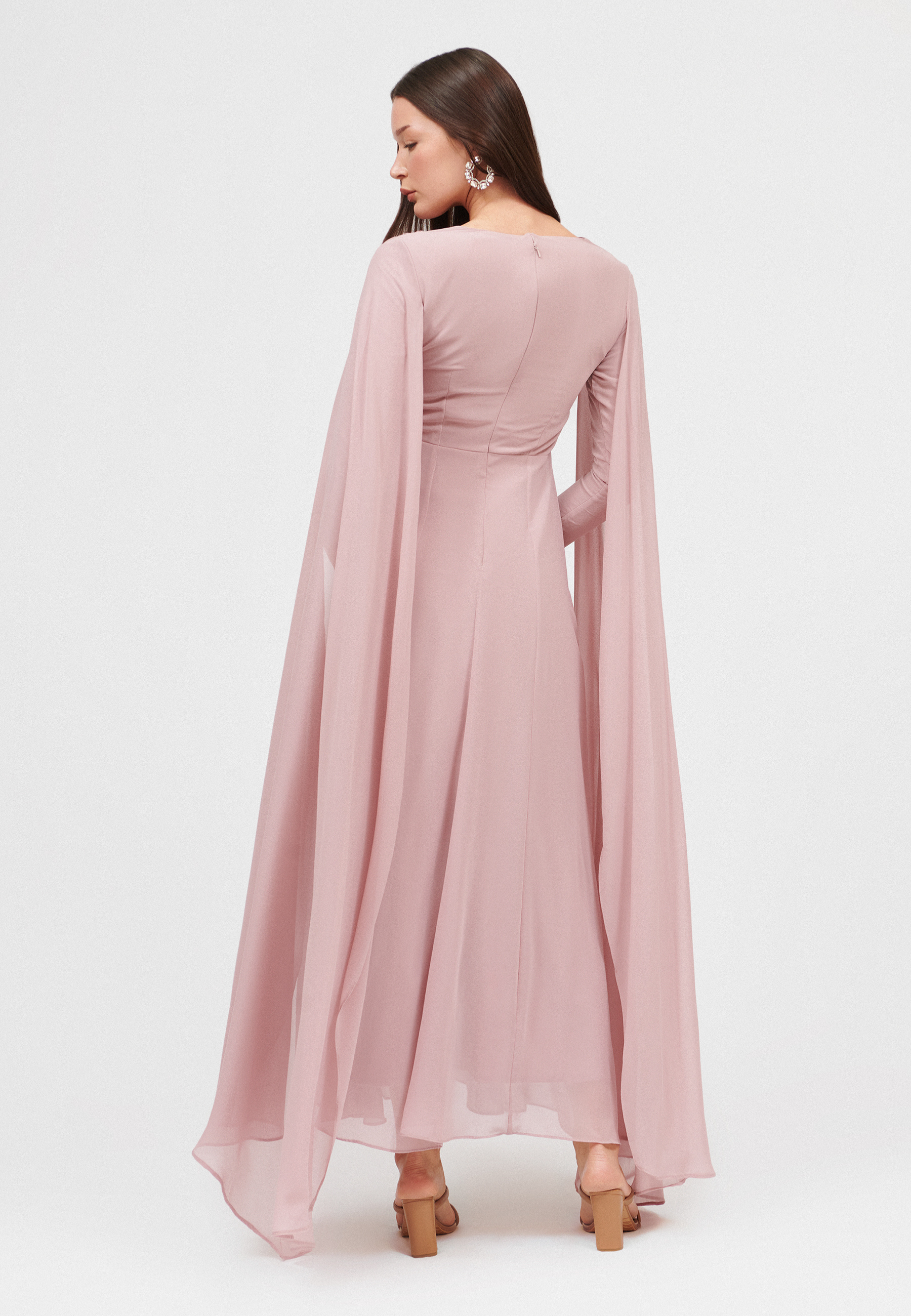 Leena Modest Chiffon Maxi Dress | MTZ250121