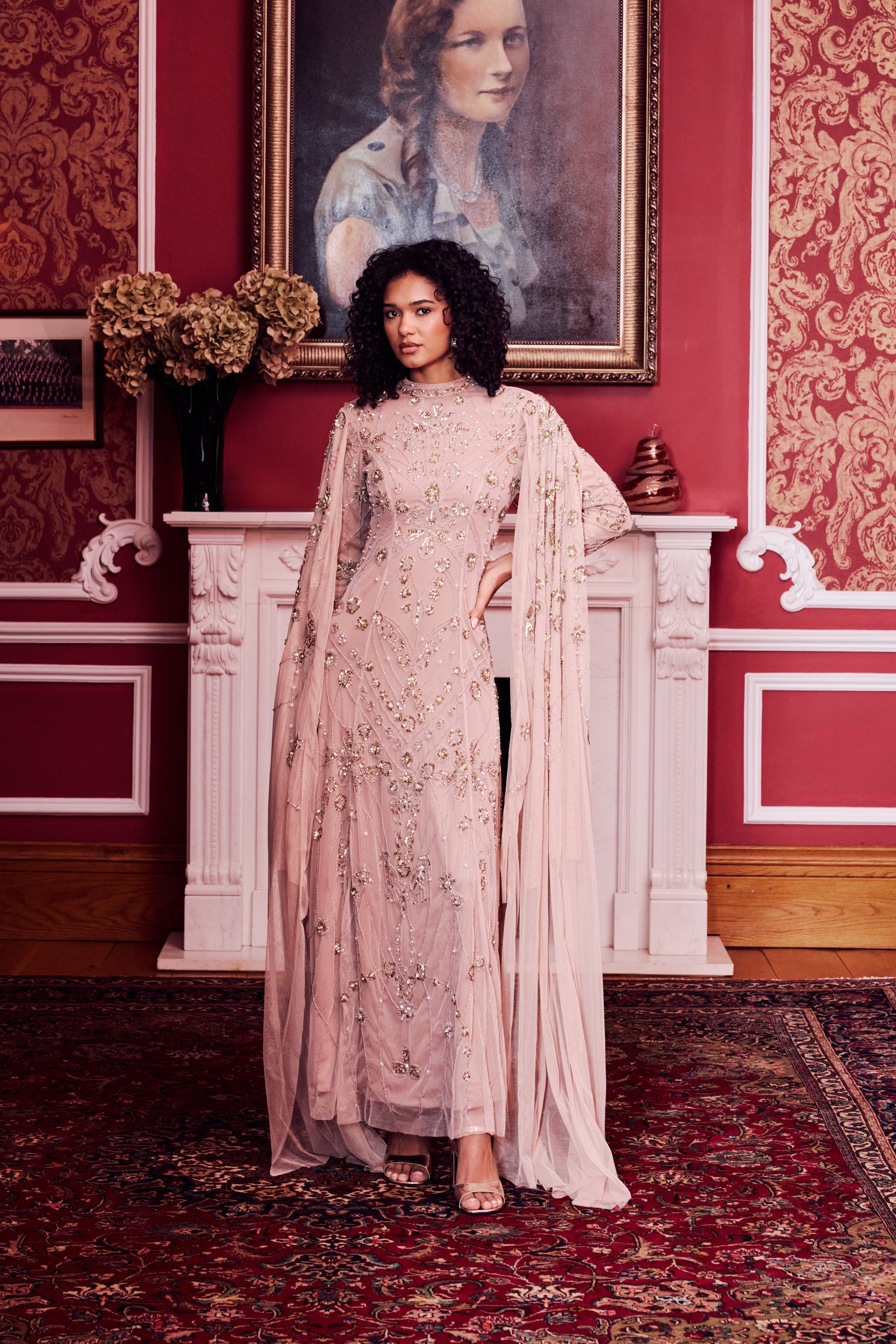 Tiye Modest Sequin Maxi Dress | MTZ260308