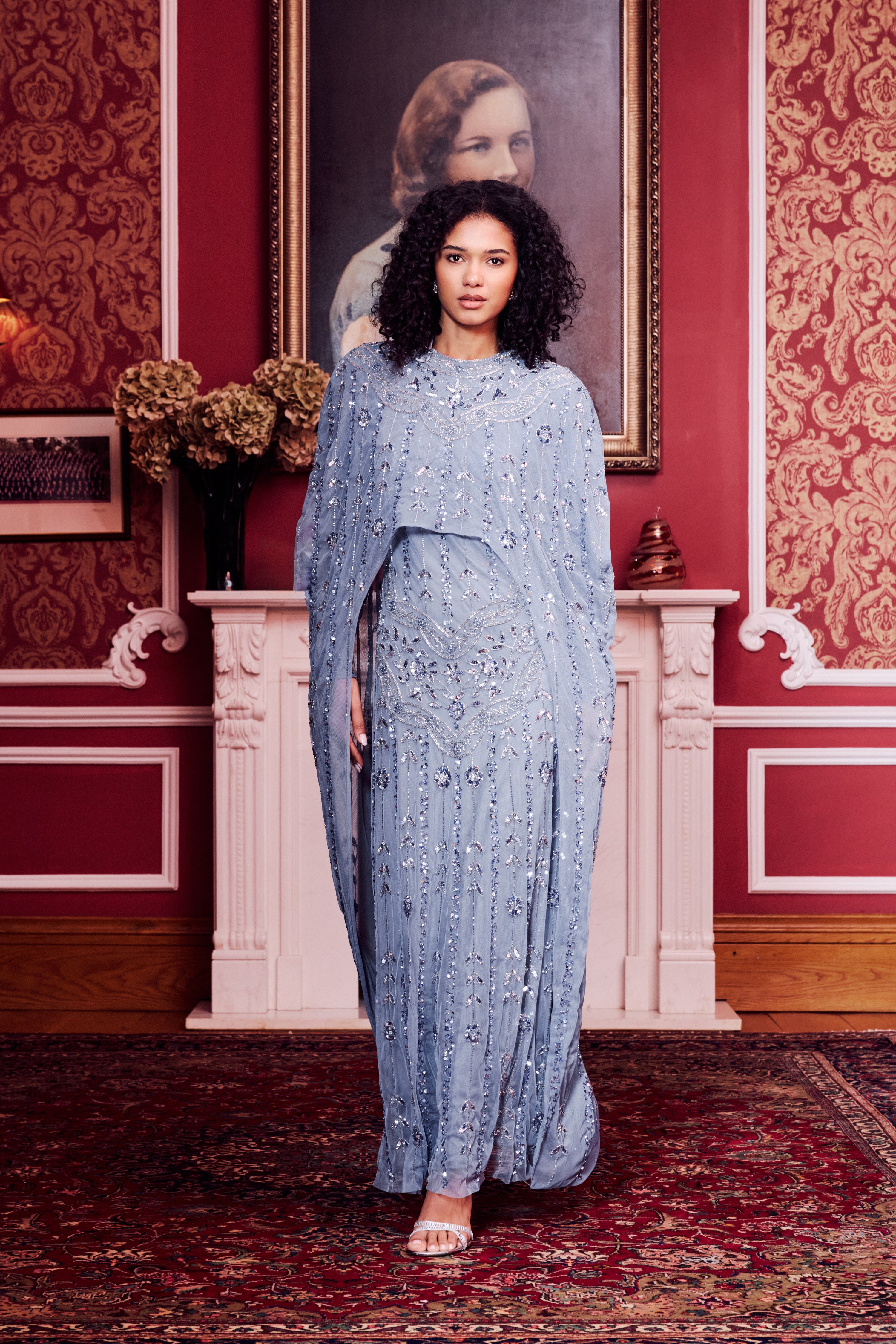 Sora Modest Sequin Maxi Dress | MTZ260101