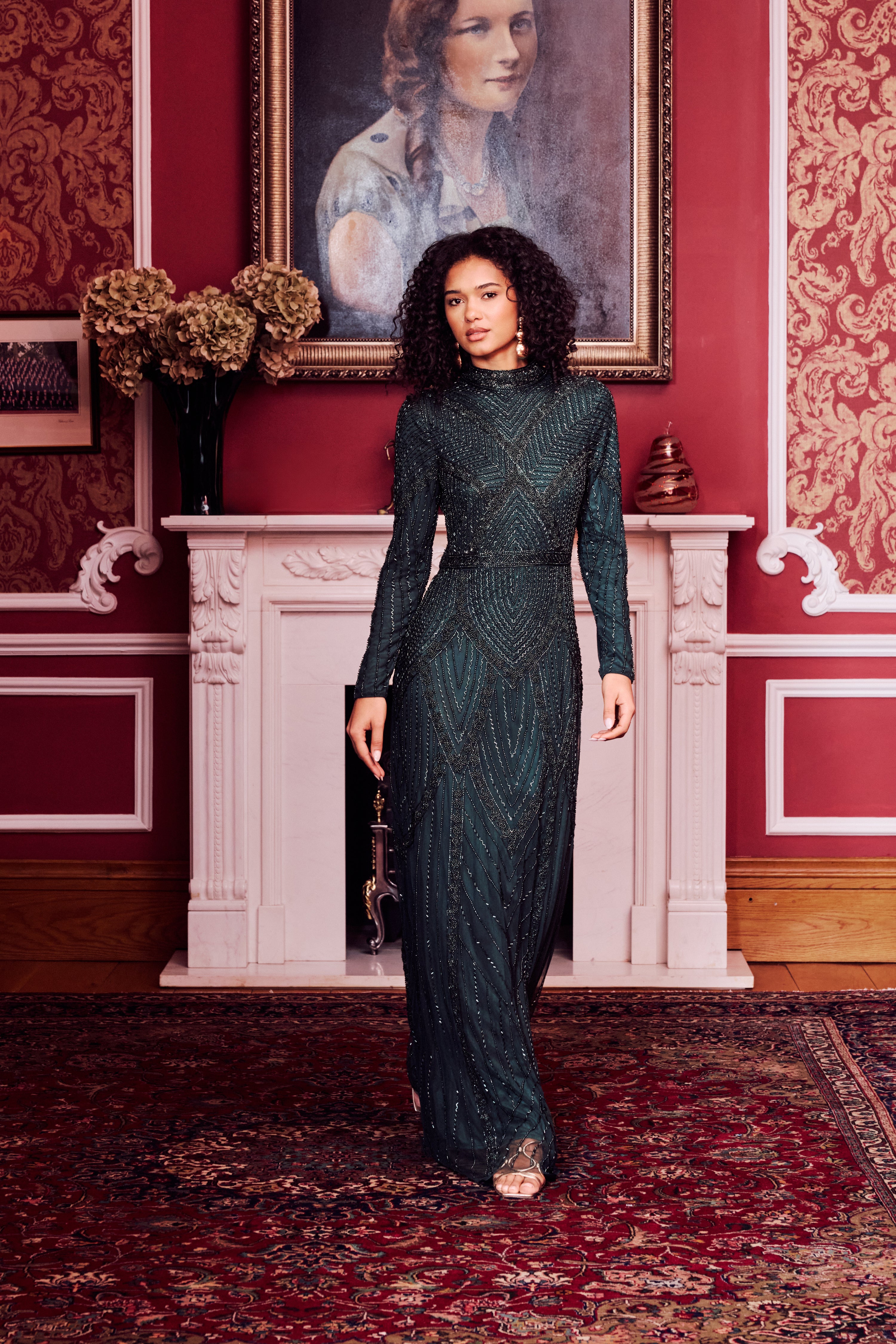 Ayum Modest Sequin Maxi Dress | MTZ260116