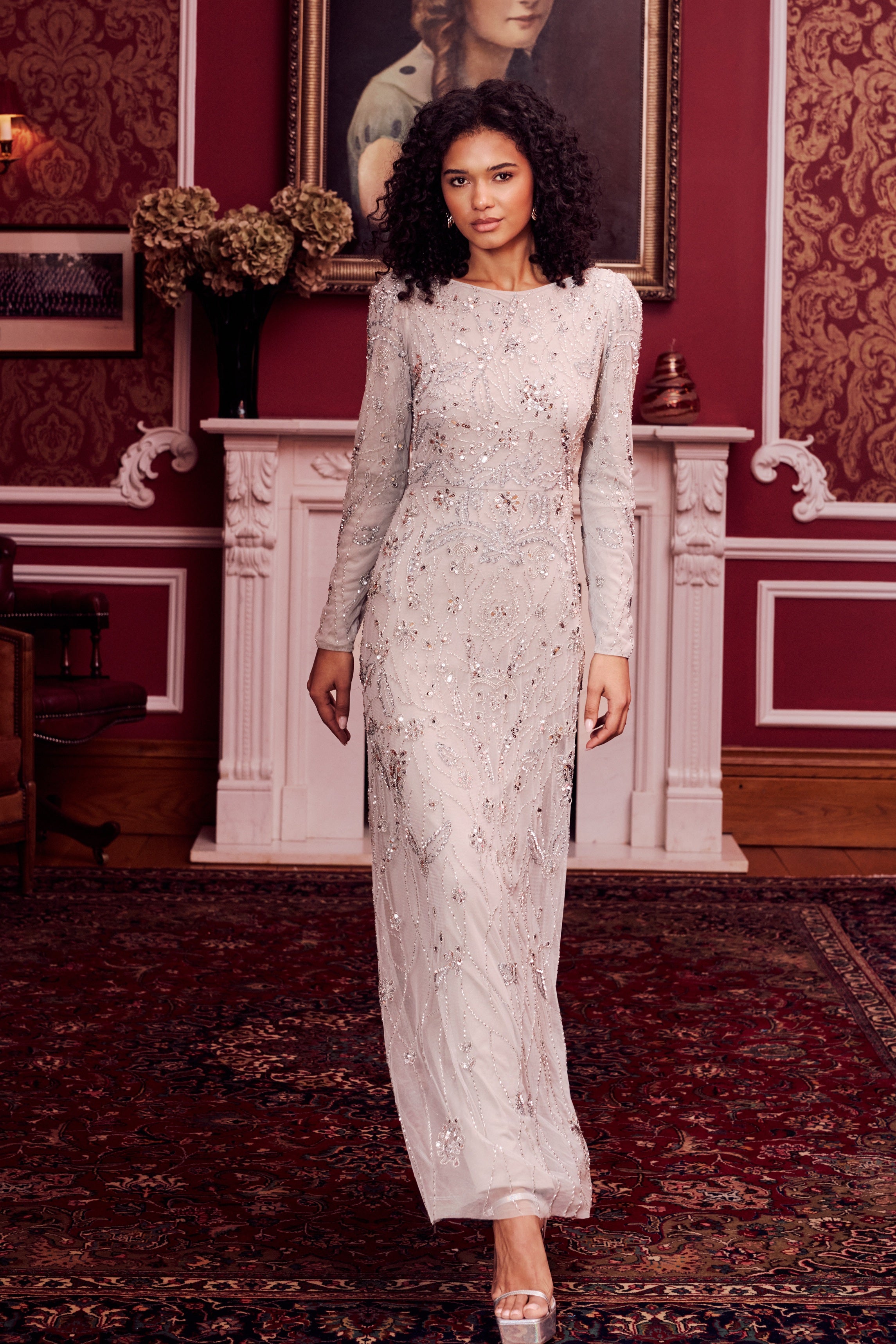 Dija Modest Sequin Maxi Dress