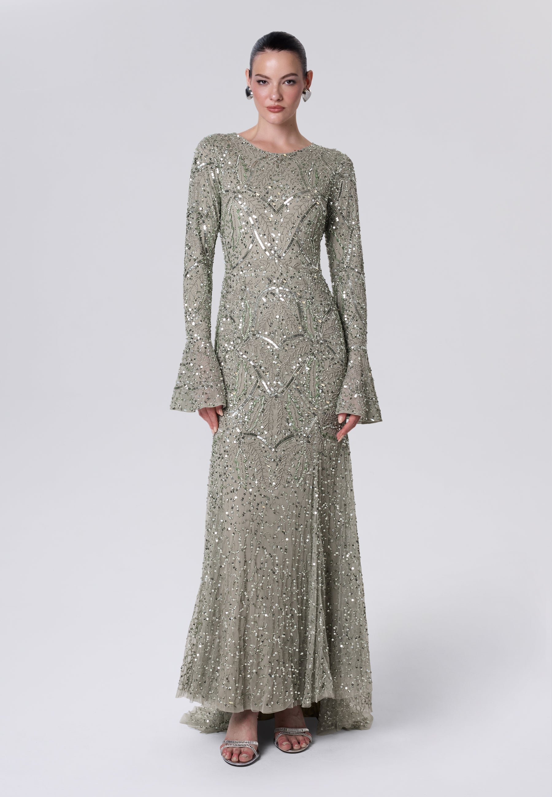Dalia Modest Sequin Maxi Dress | MTZ260602