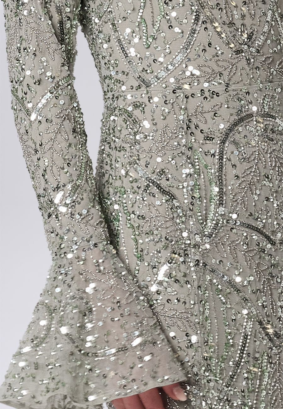 Dalia Modest Sequin Maxi Dress | MTZ260602