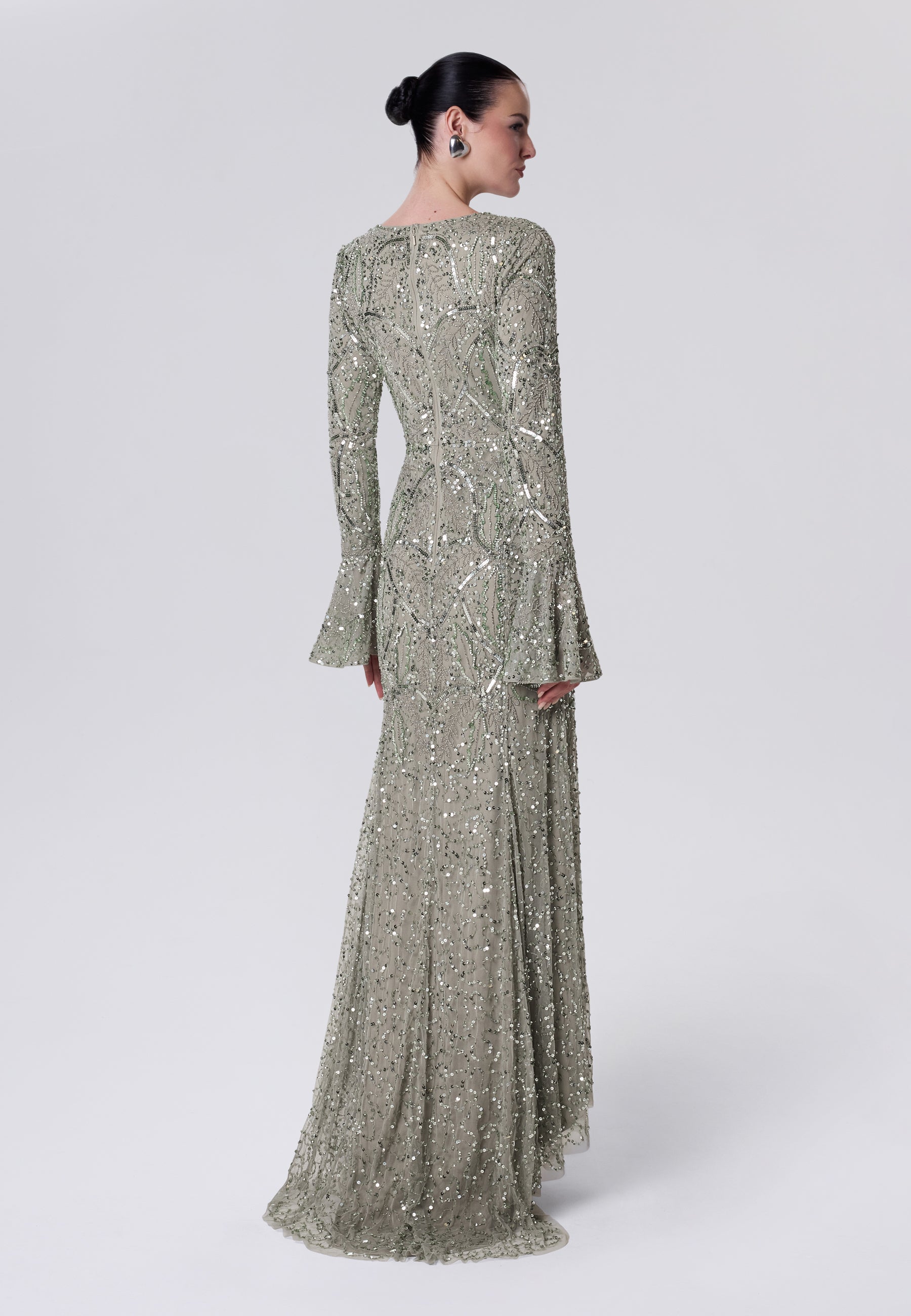 Dalia Modest Sequin Maxi Dress | MTZ260602