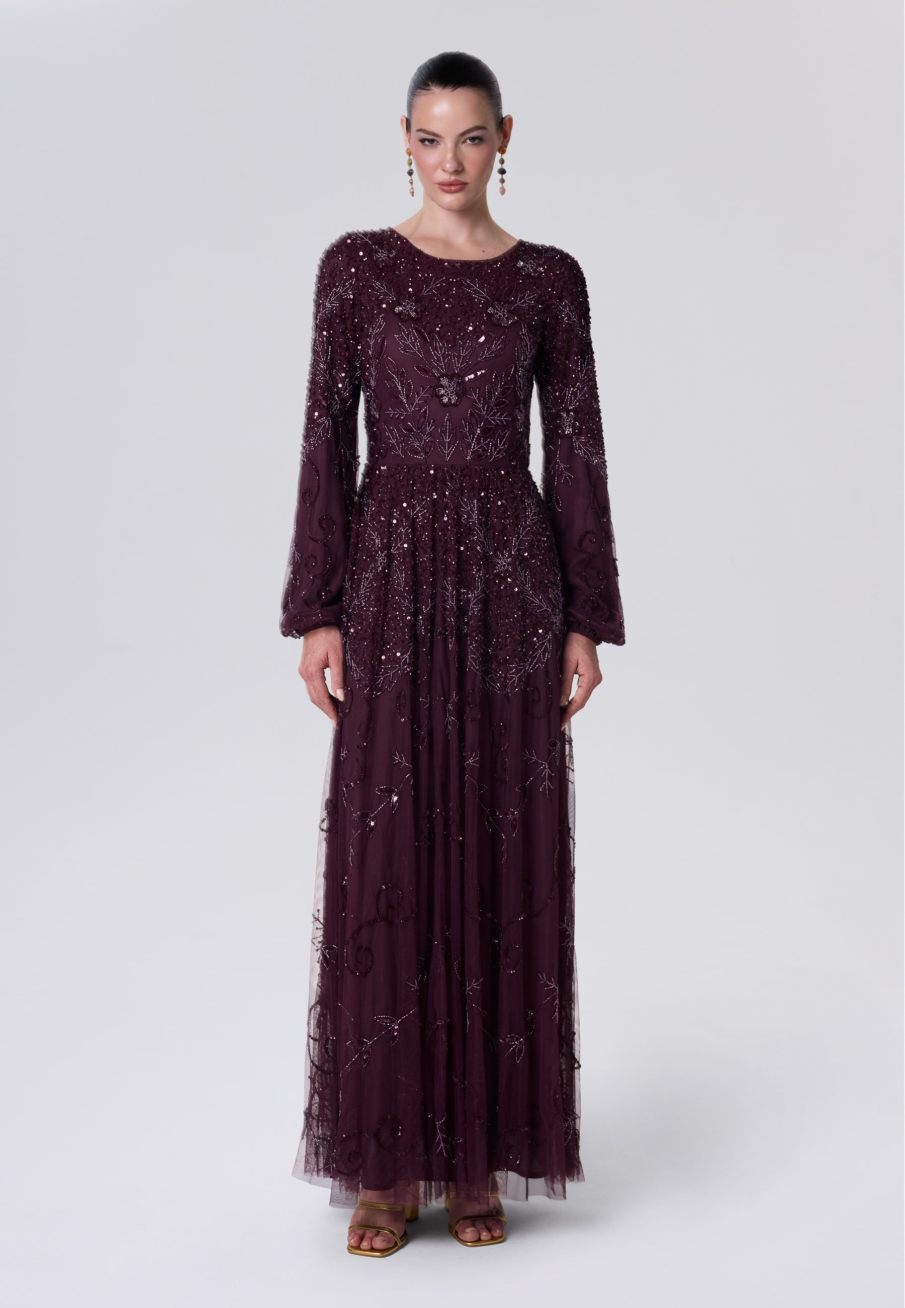 Rami Modest Sequin Maxi Dress | MTZ260601