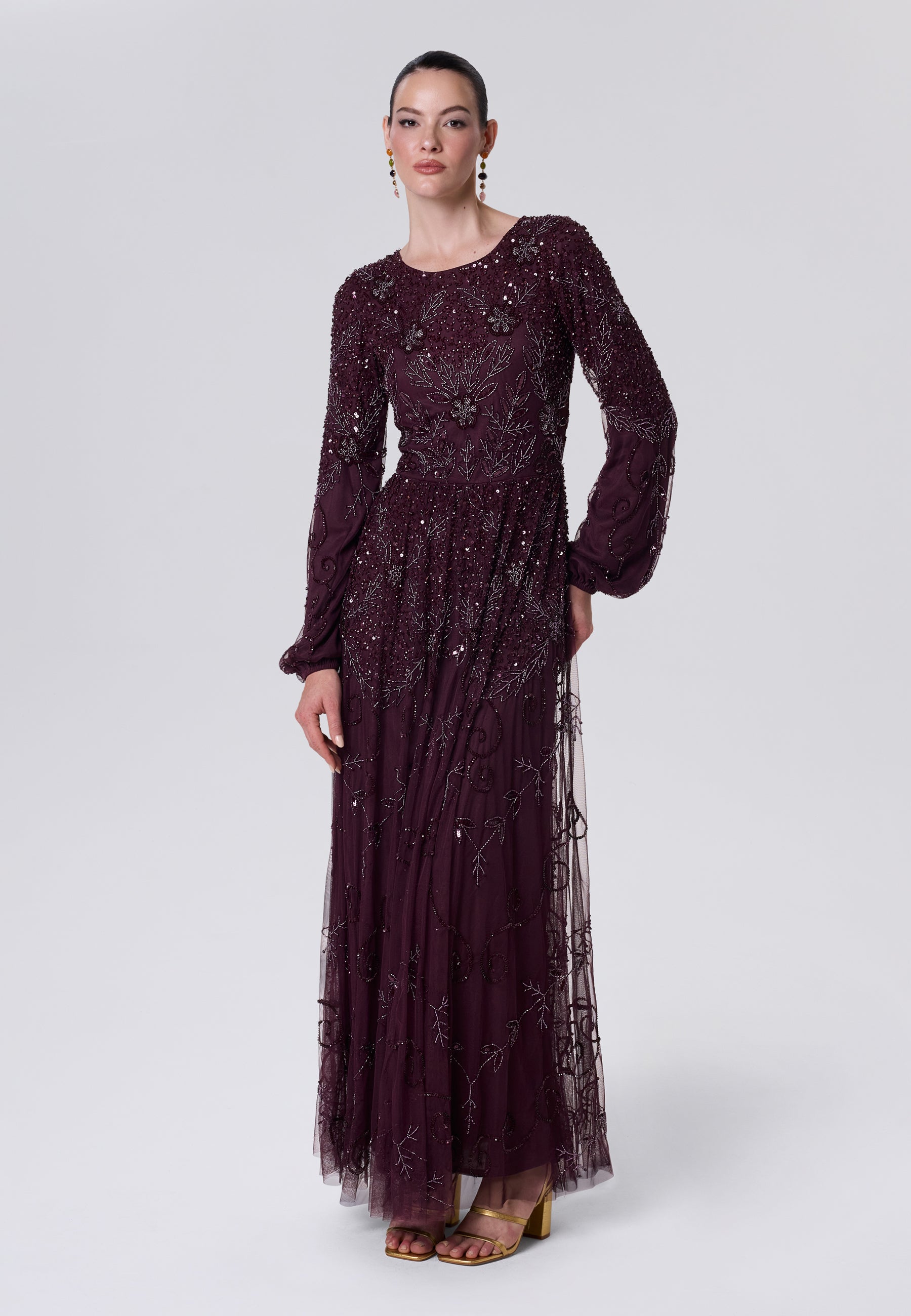 Rami Modest Sequin Maxi Dress | MTZ260601