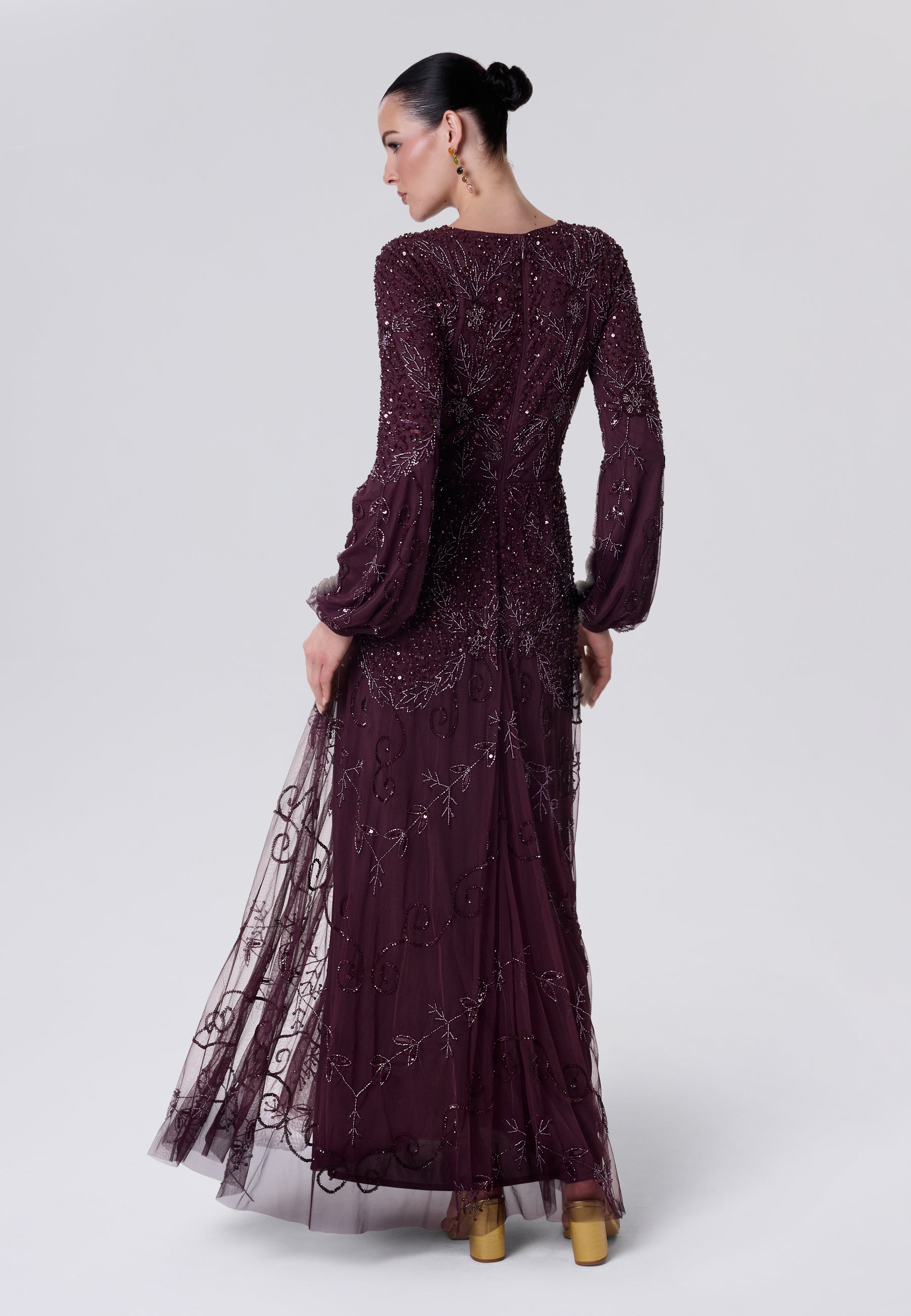 Rami Modest Sequin Maxi Dress | MTZ260601
