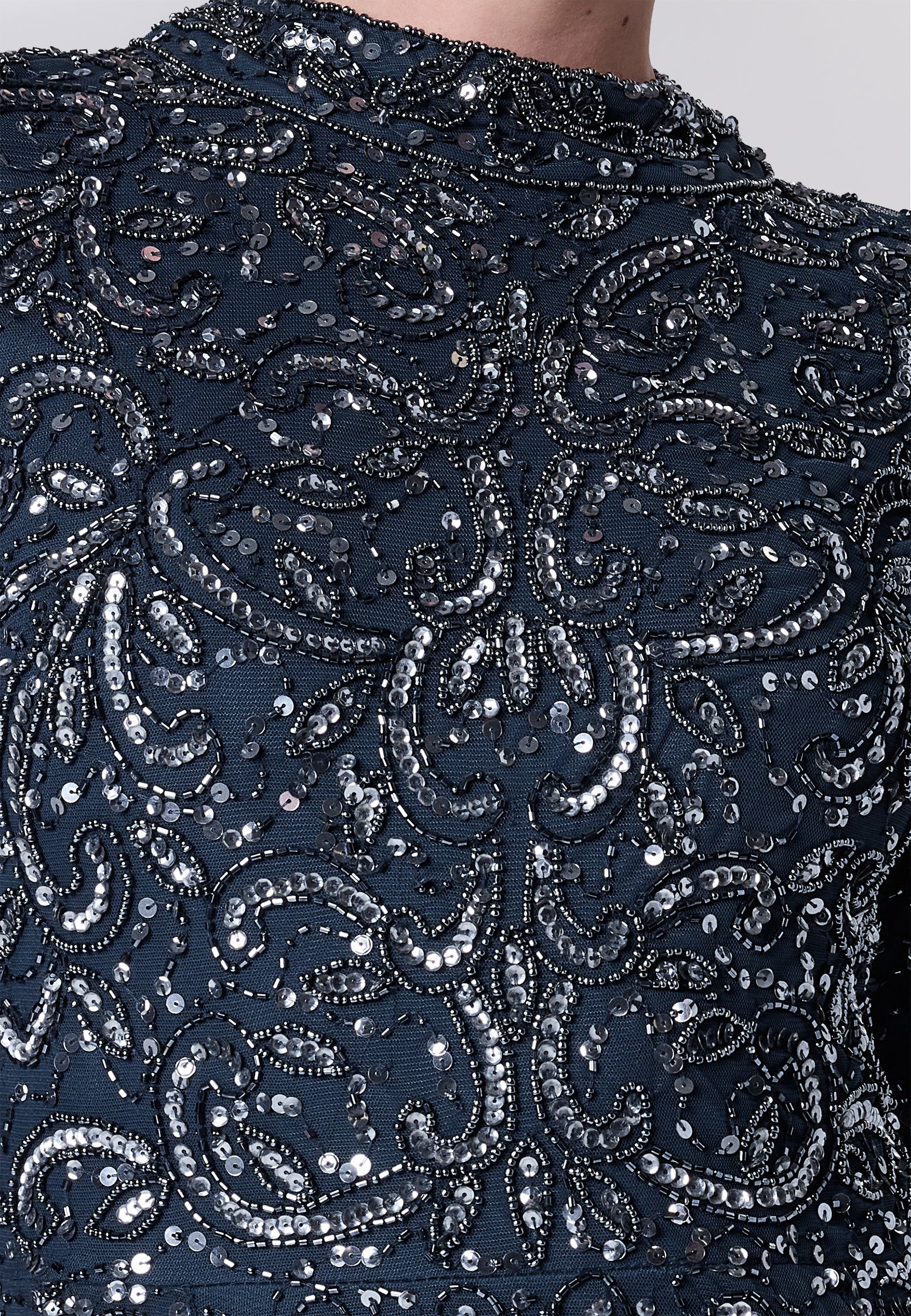 Mandisa Modest Sequin Maxi Dress | MTZ260813