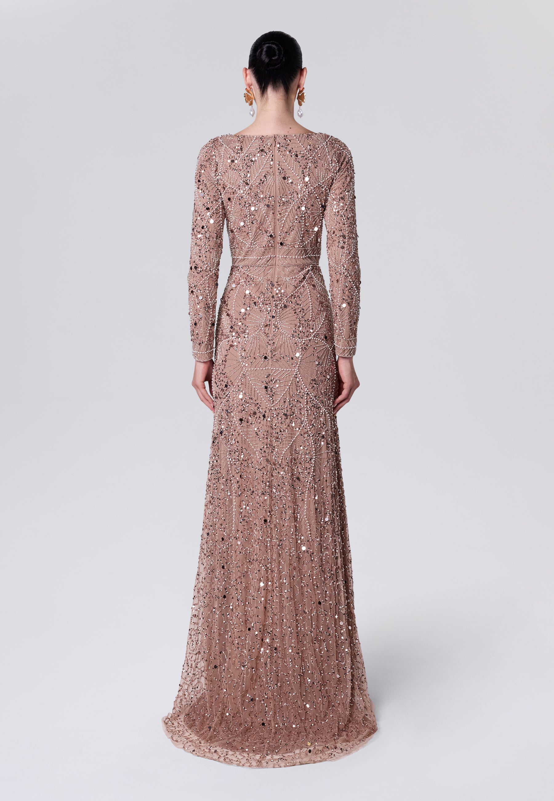 Selma Modest Sequin Maxi Dress | MTZ260606