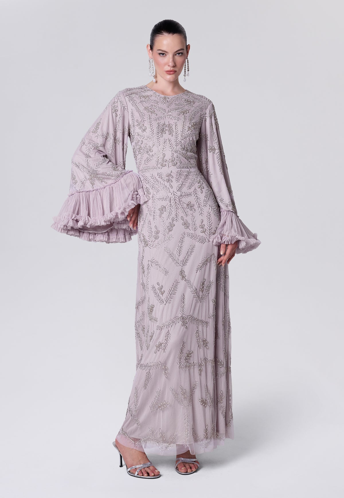 Iris Modest Sequin Maxi Dress | MTZ260106