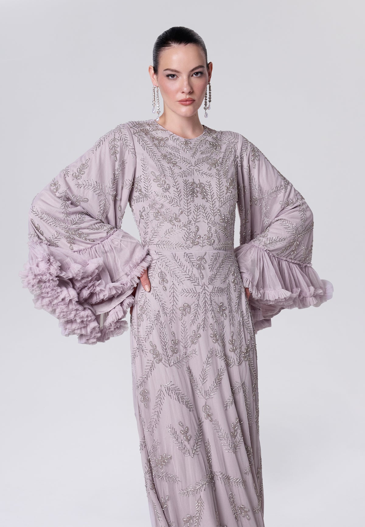Iris Modest Sequin Maxi Dress | MTZ260106