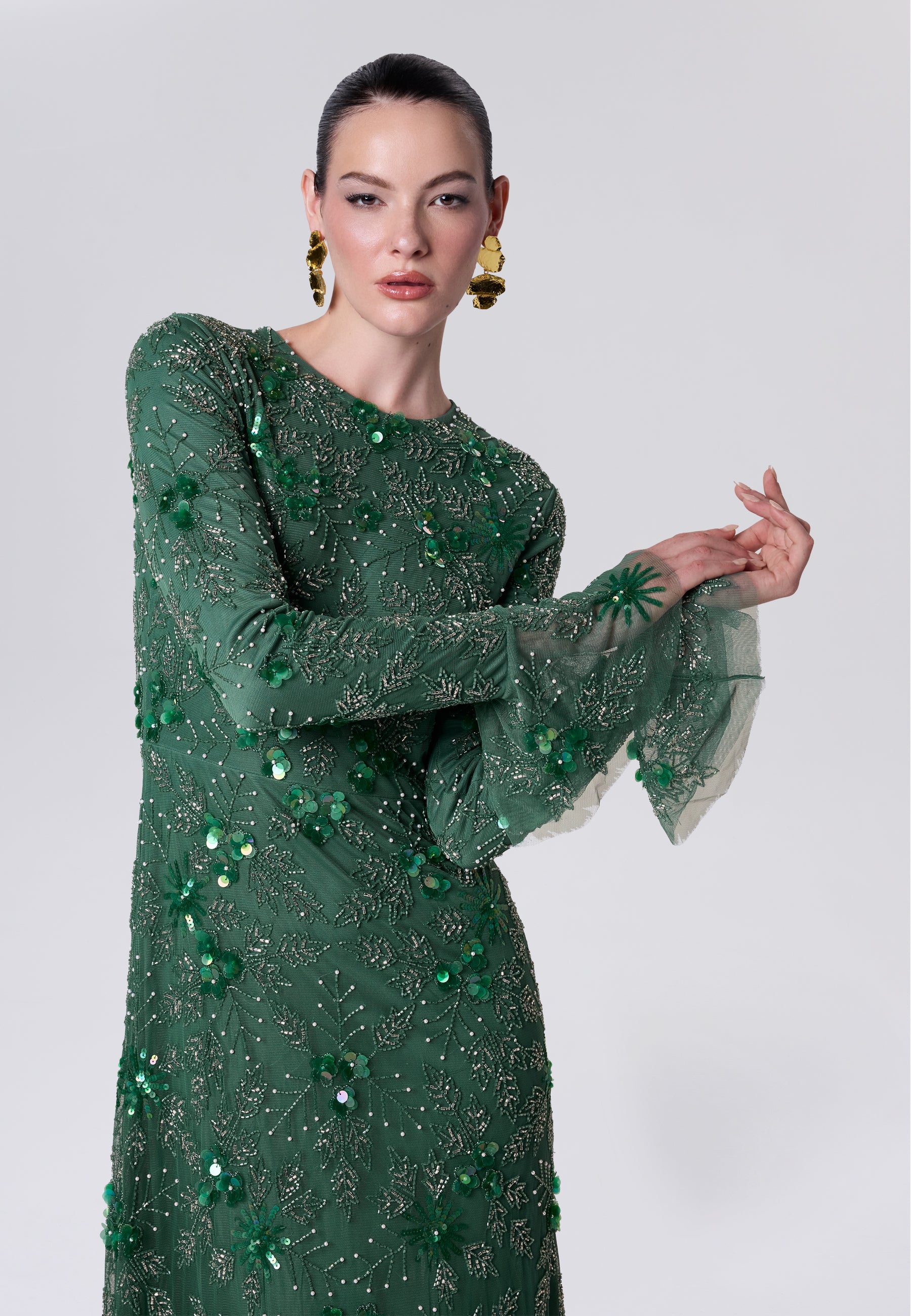Ruwa Modest Sequin Maxi Dress | MTZ260401