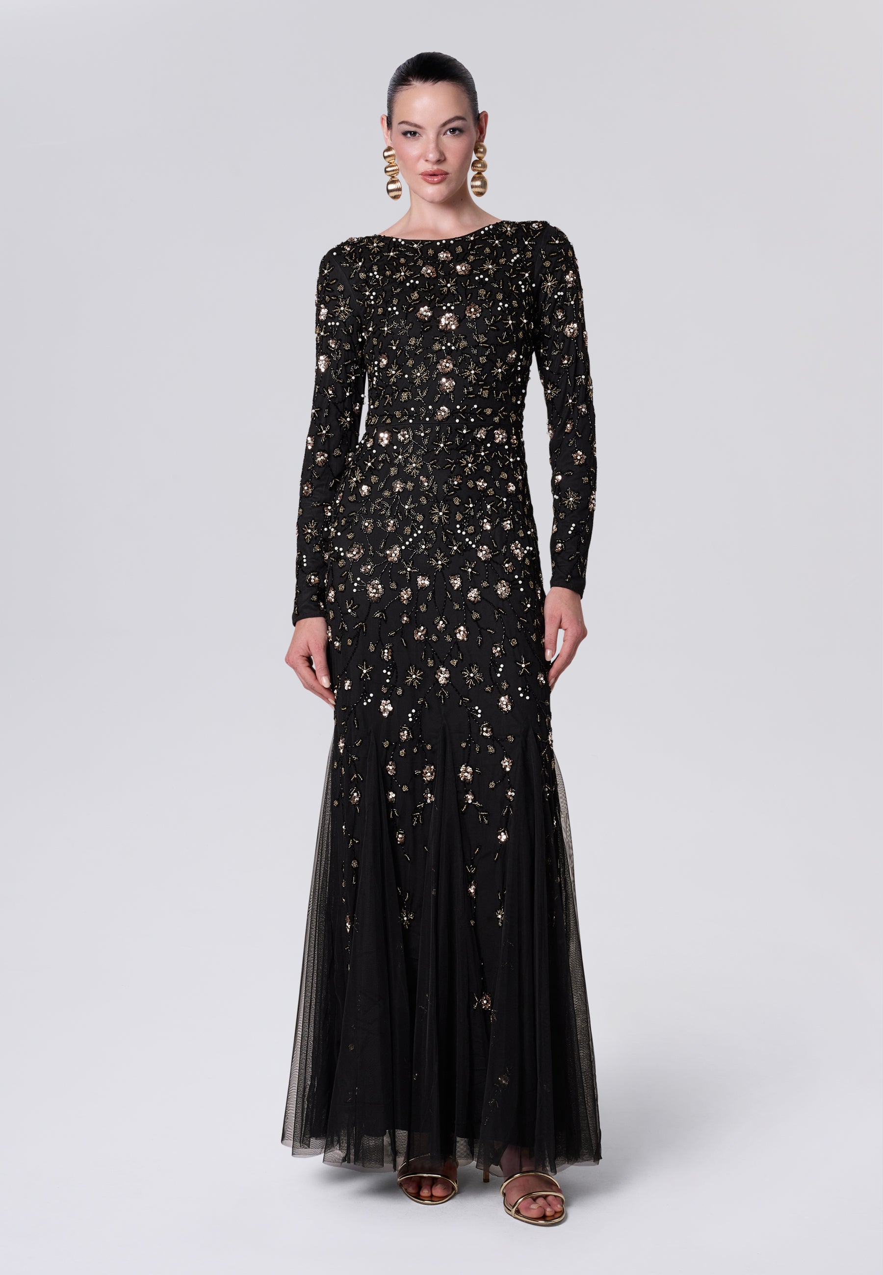 Nur Modest Sequin Maxi Dress | MTZ260605