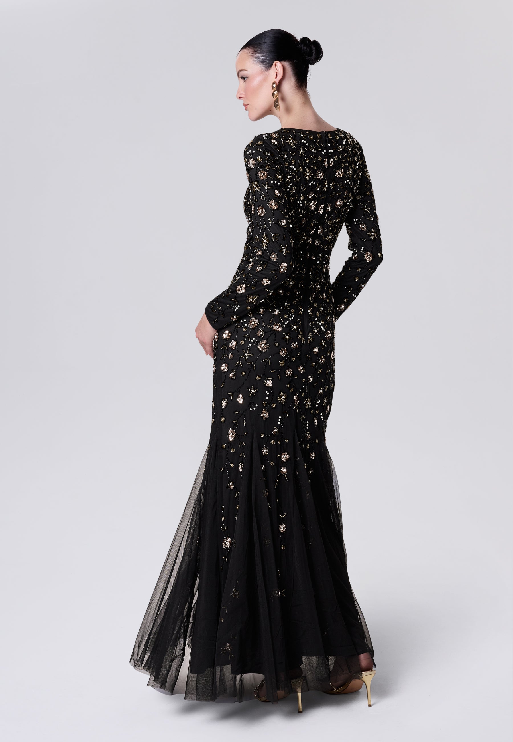 Nur Modest Sequin Maxi Dress | MTZ260605