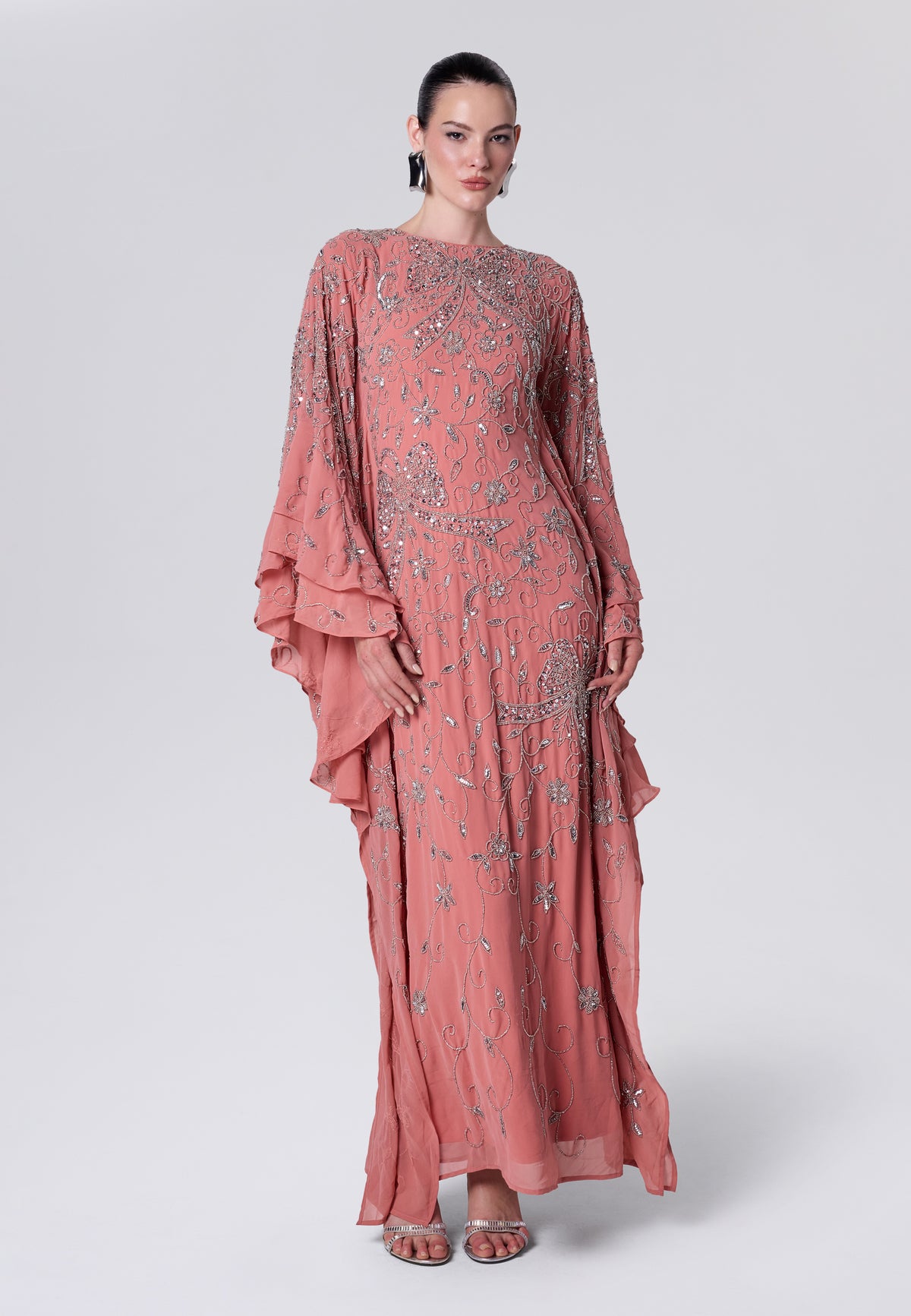 Celine Modest Sequin Maxi Dress | MTZ260617