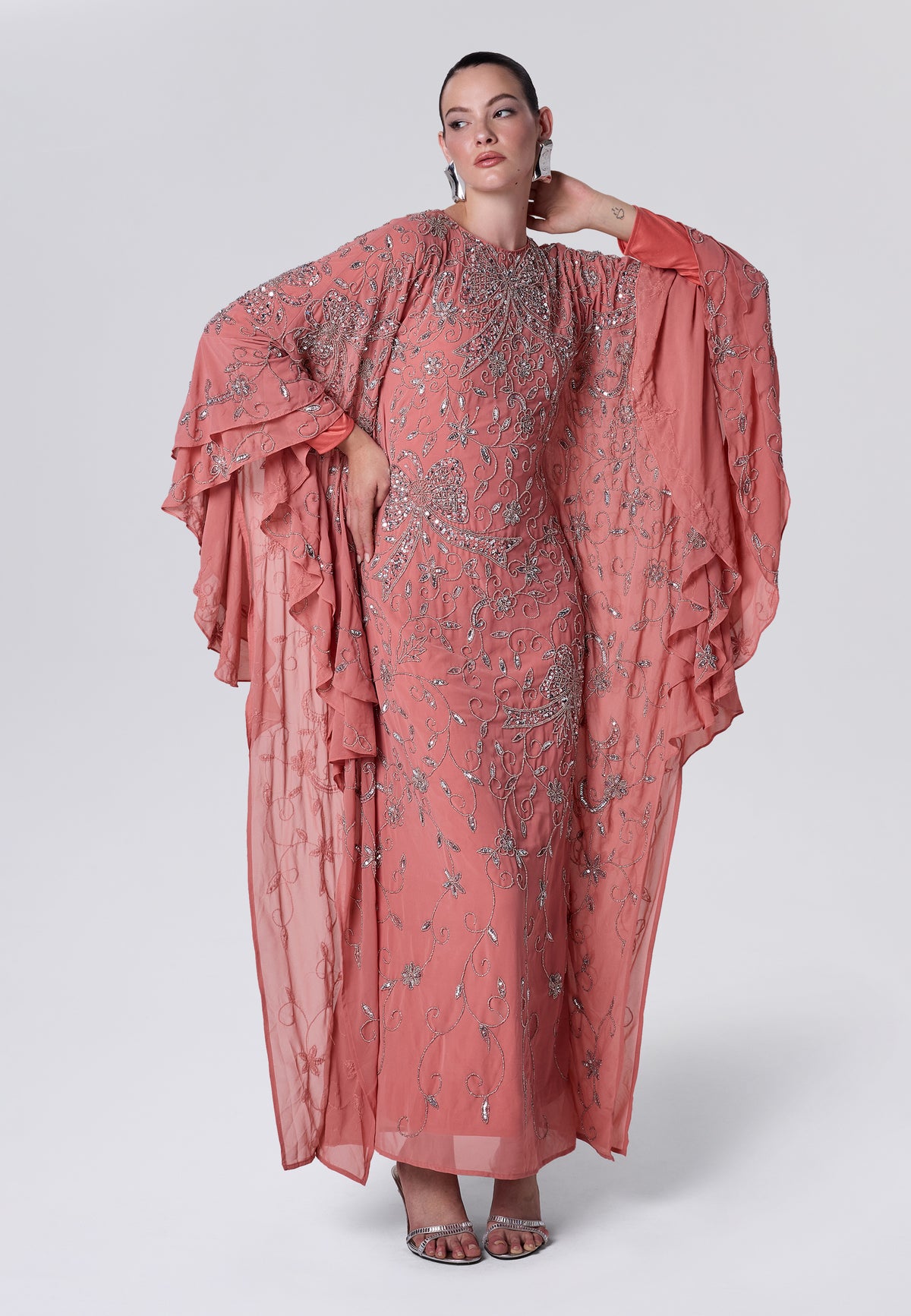 Celine Modest Sequin Maxi Dress | MTZ260617