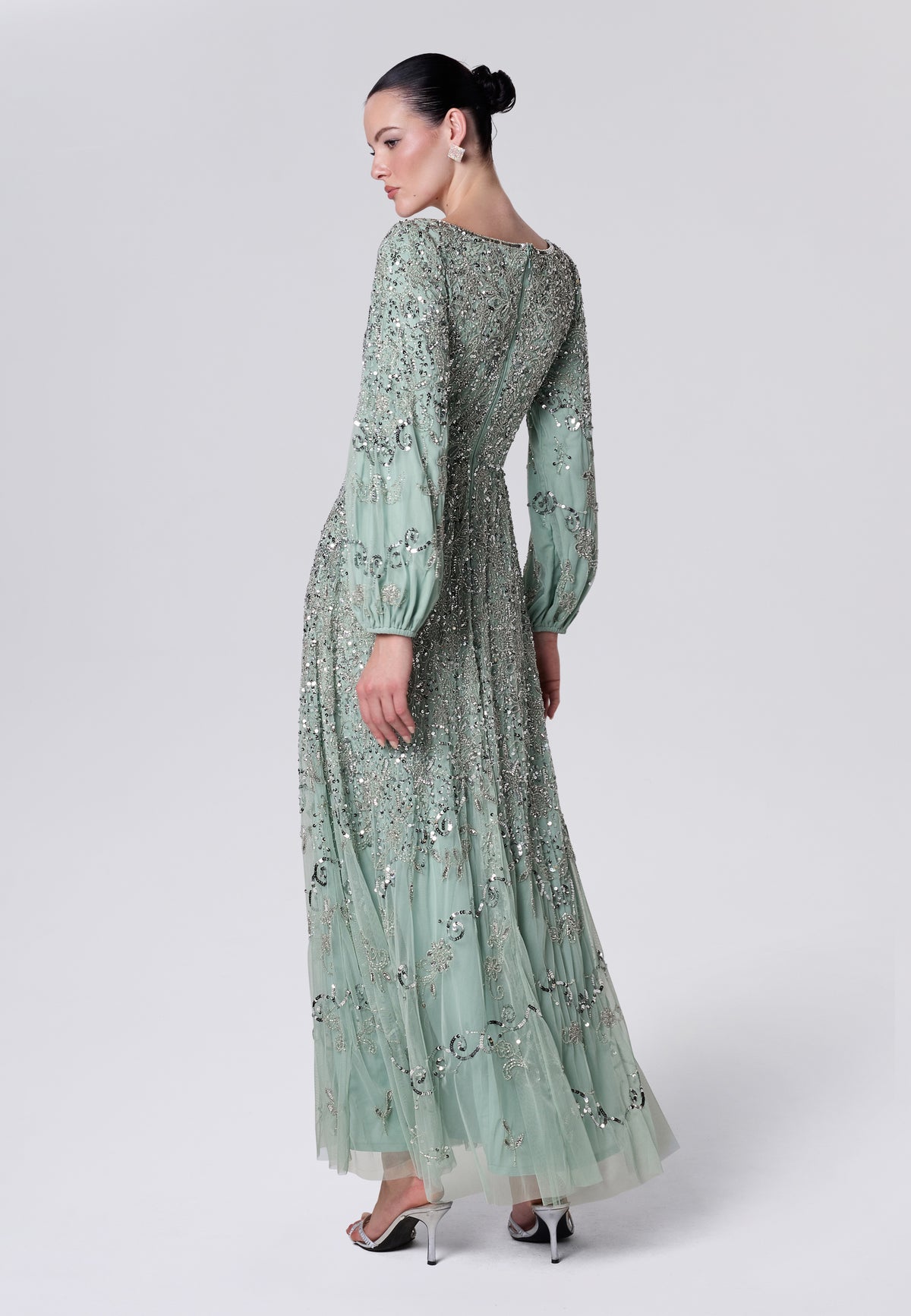Abril Modest Sequin Maxi Dress | MTZ260809