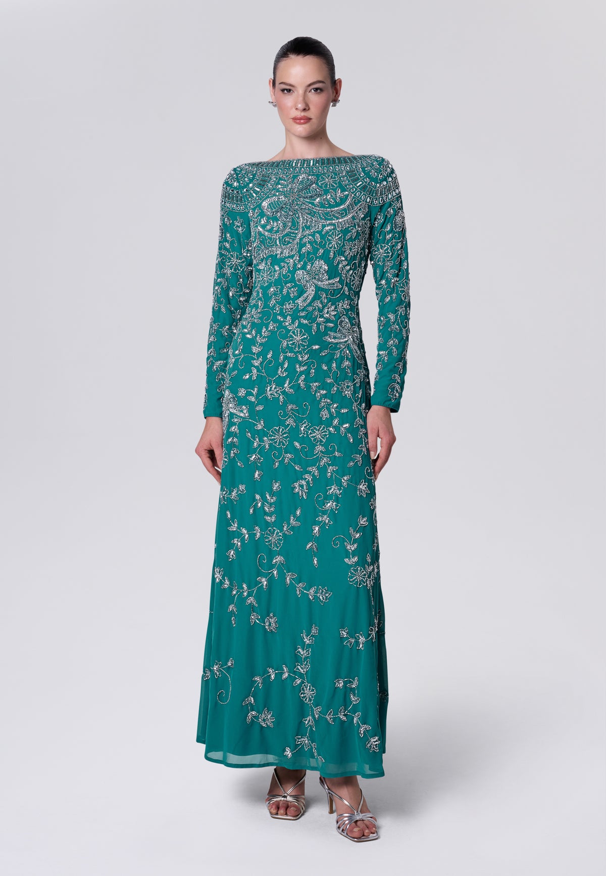 Danica Modest Sequin Maxi Dress | MTZ260618