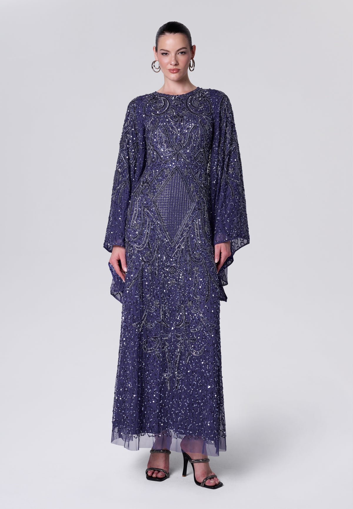 Insiya Modest Sequin Maxi Dress | MTZ260803