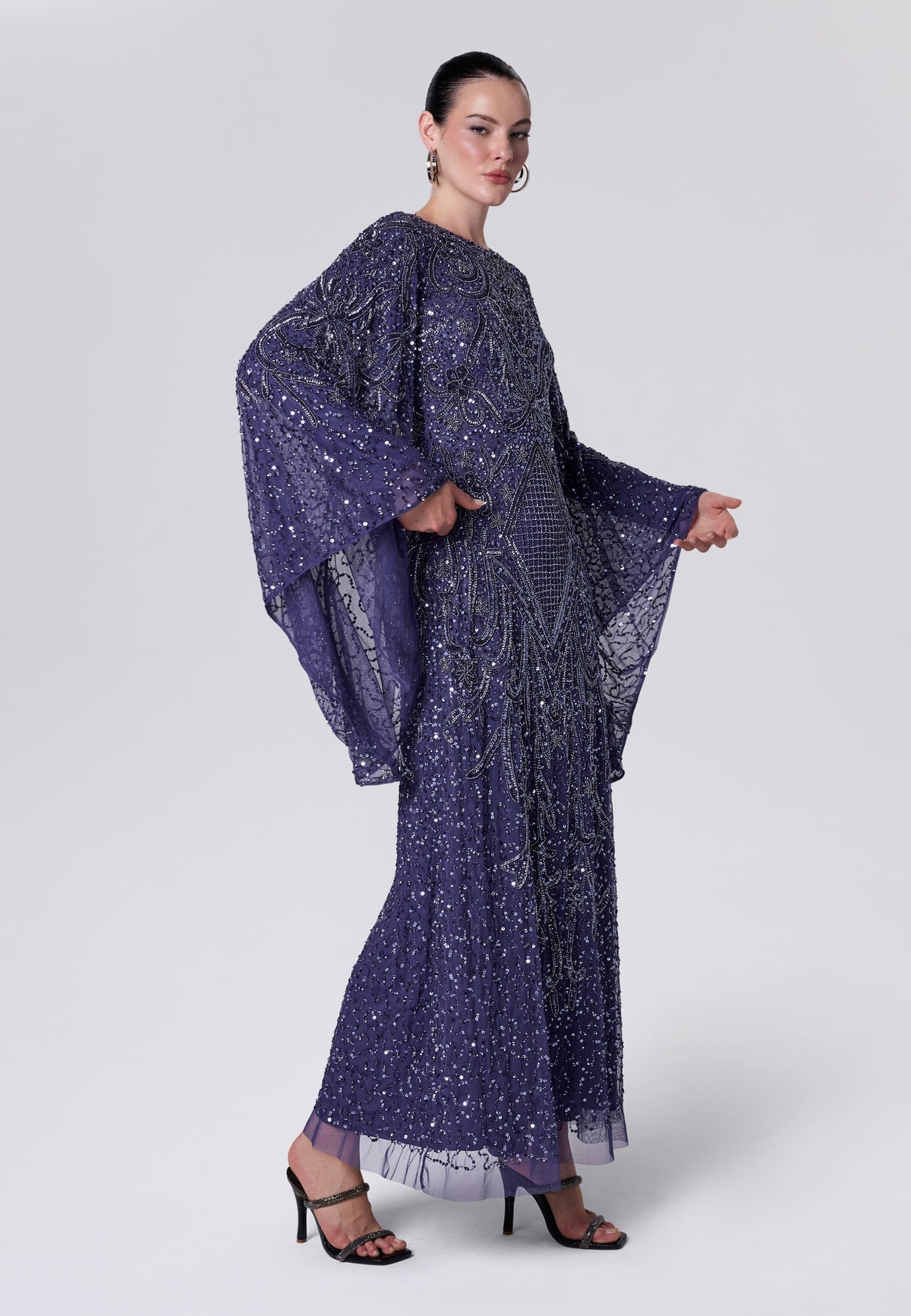 Insiya Modest Sequin Maxi Dress | MTZ260803
