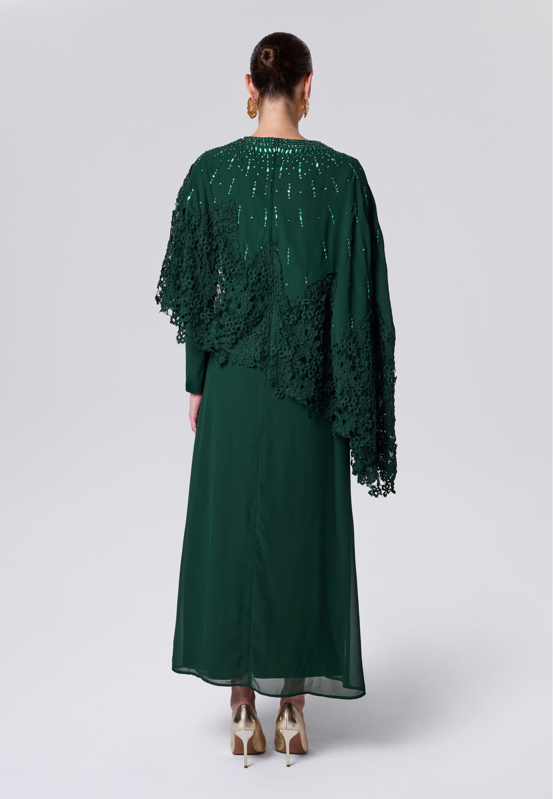 Tahany Modest Sequin Maxi Dress | P260204