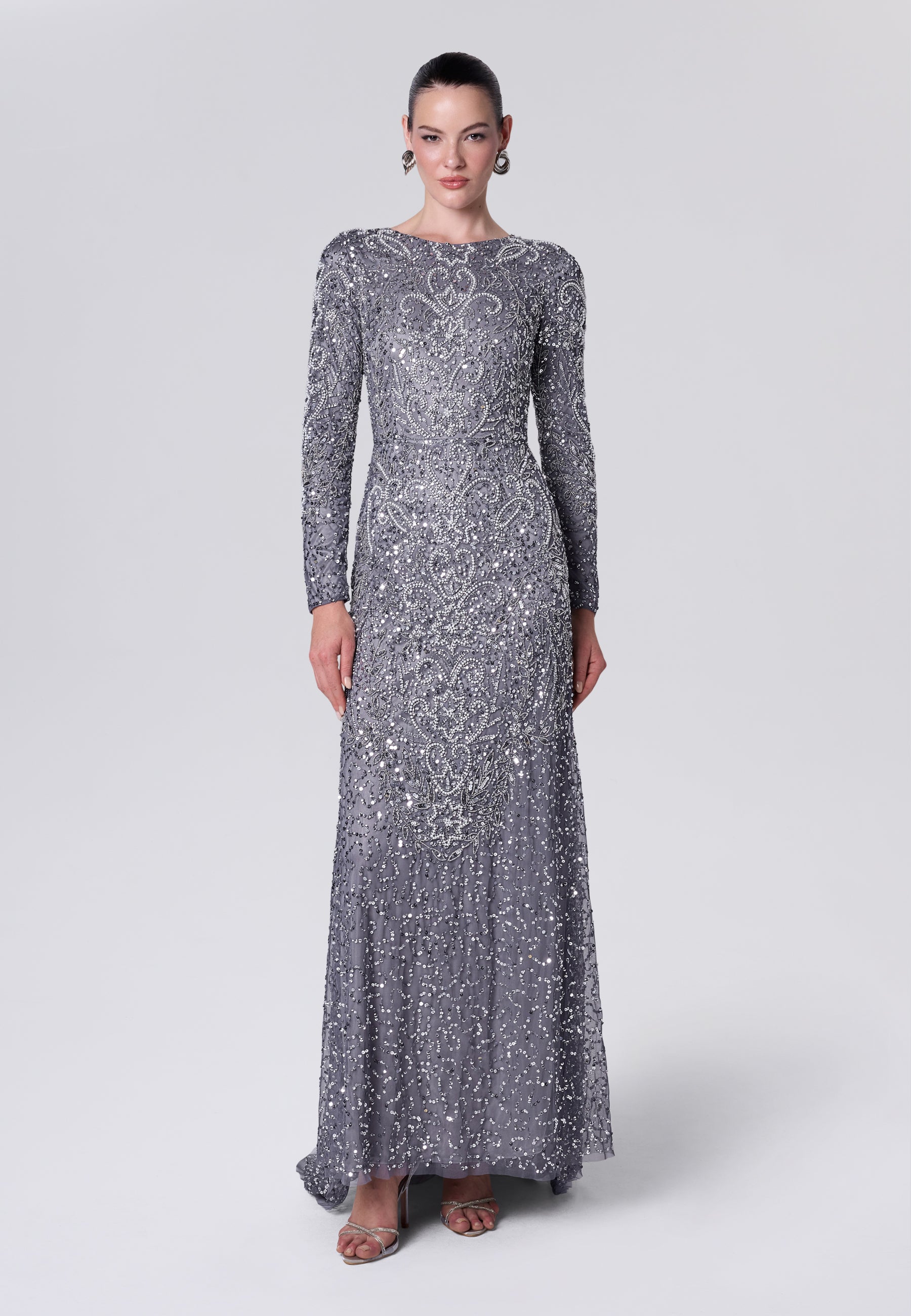 Suzan Modest Sequin Maxi Dress | MTZ260611