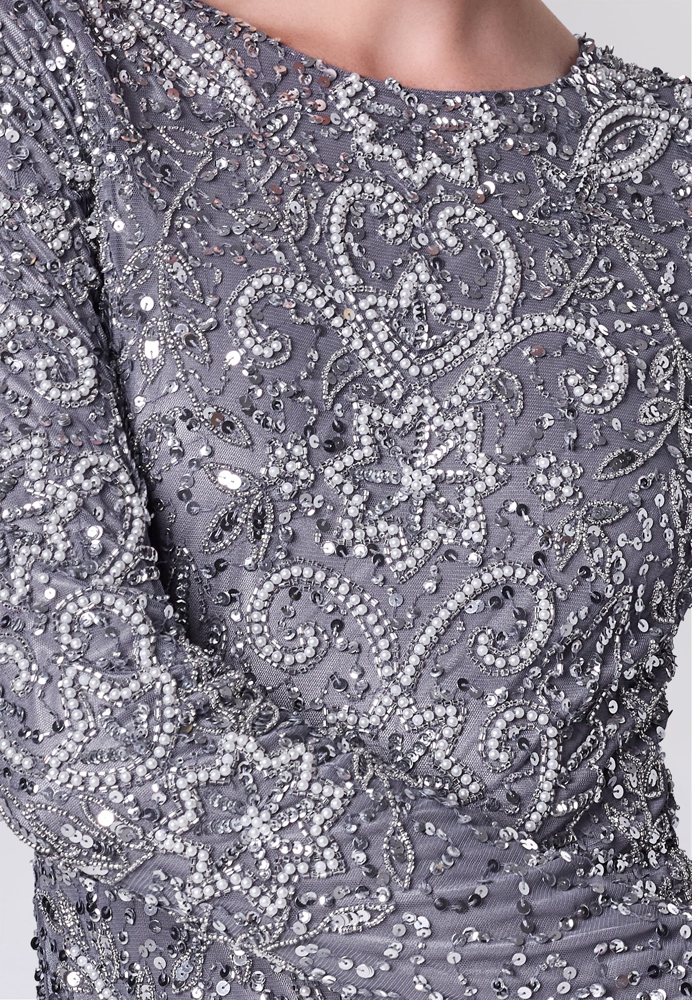 Suzan Modest Sequin Maxi Dress | MTZ260611