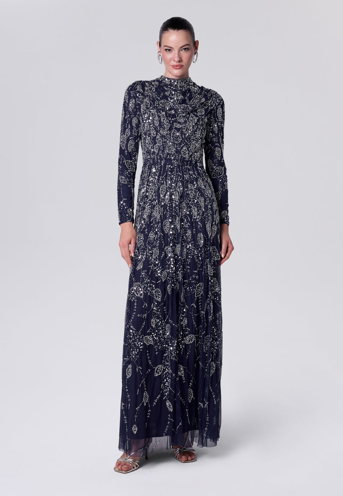 Neeya Modest Sequin Maxi Dress | MTZ260613