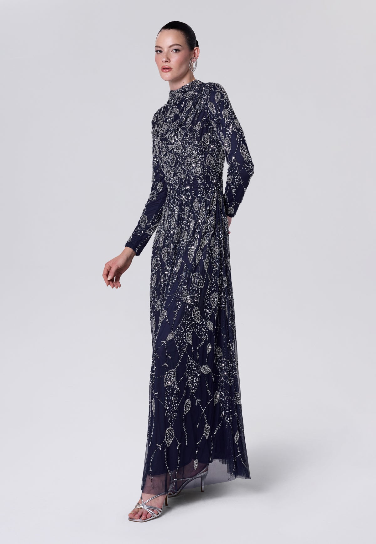 Neeya Modest Sequin Maxi Dress | MTZ260613