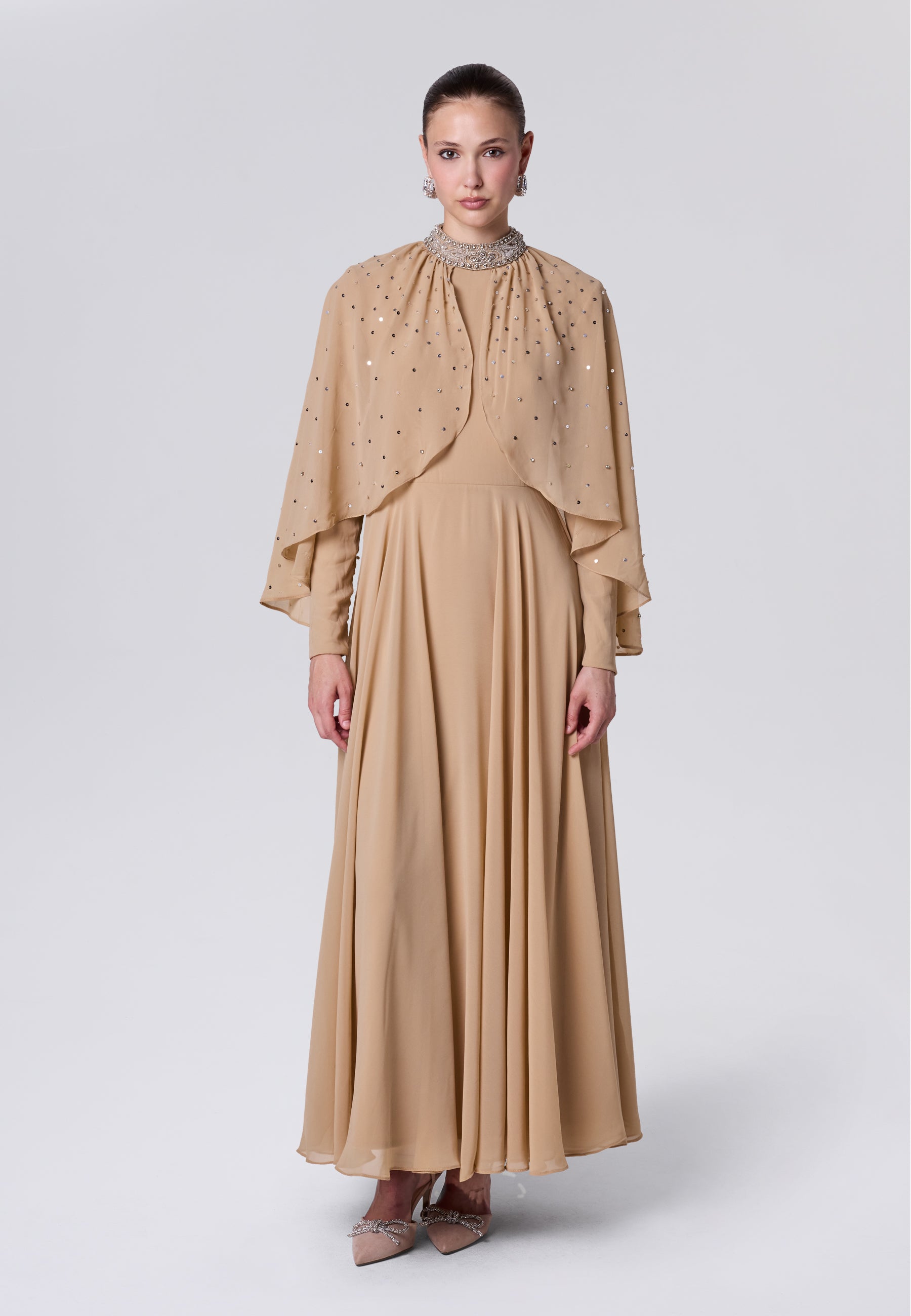 Aseel Modest Sequin Maxi Dress | P260209