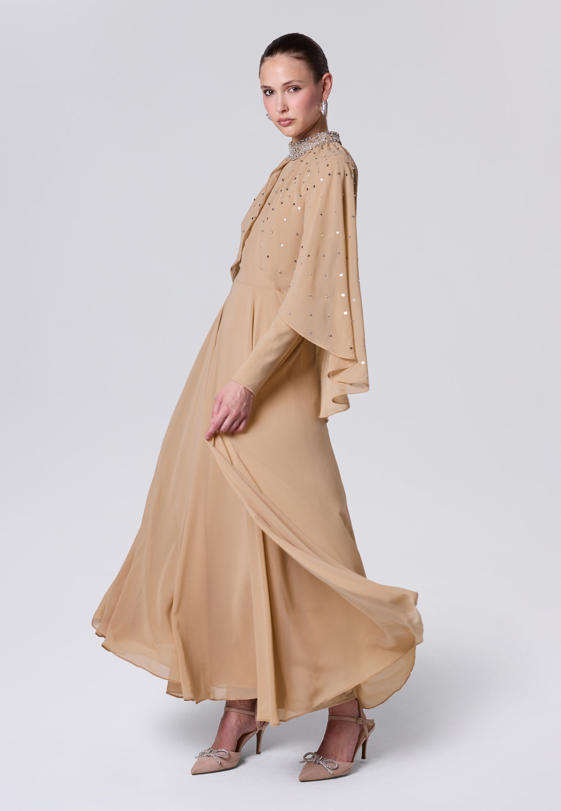 Aseel Modest Sequin Maxi Dress | P260209