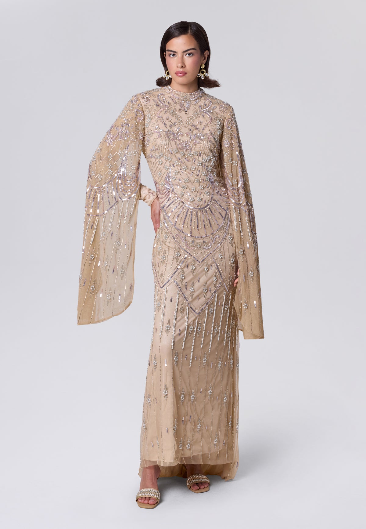 Auset Modest Sequin Maxi Dress | MTZ260802