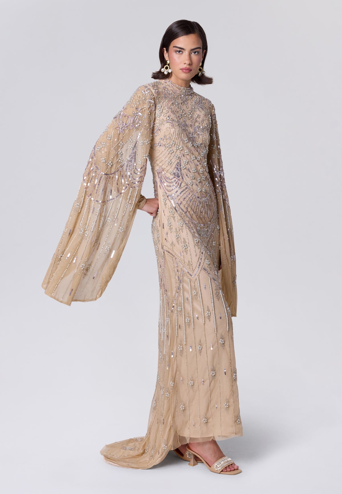 Auset Modest Sequin Maxi Dress | MTZ260802