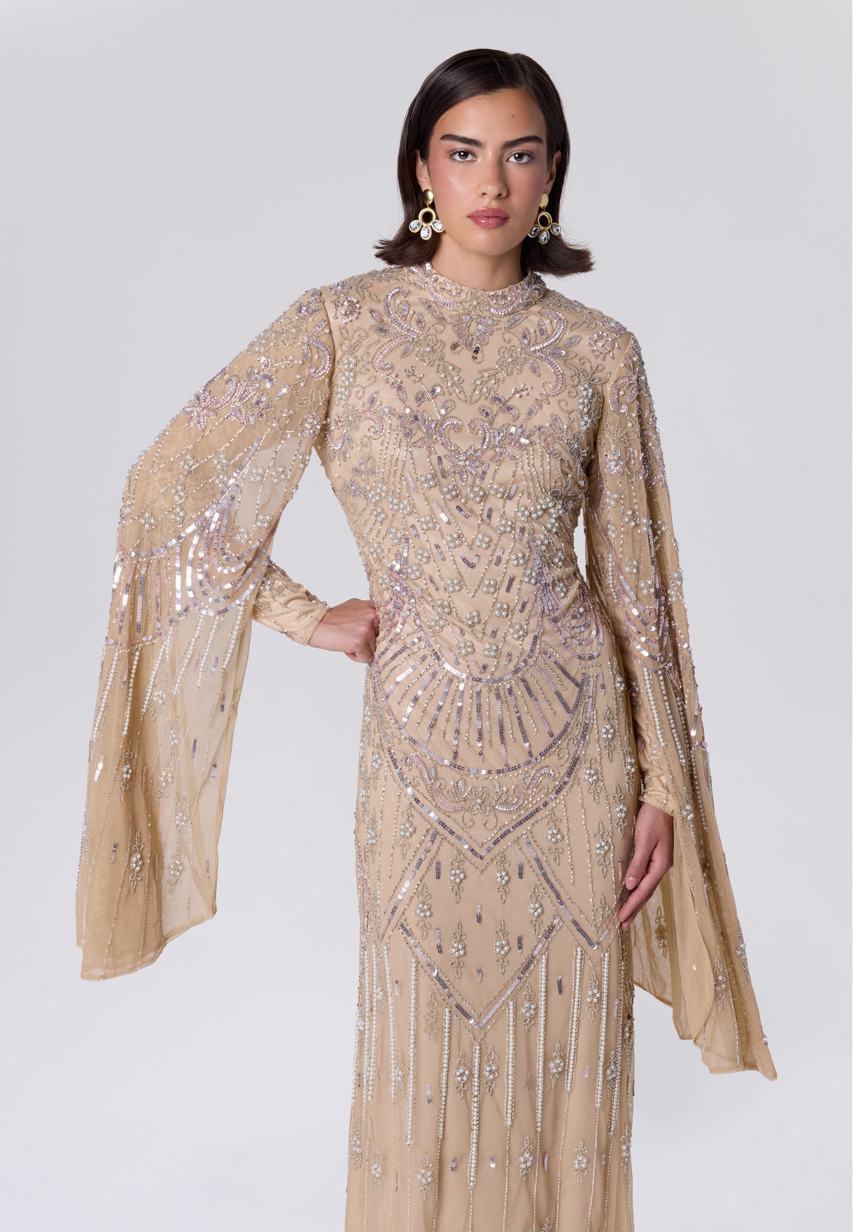 Auset Modest Sequin Maxi Dress | MTZ260802