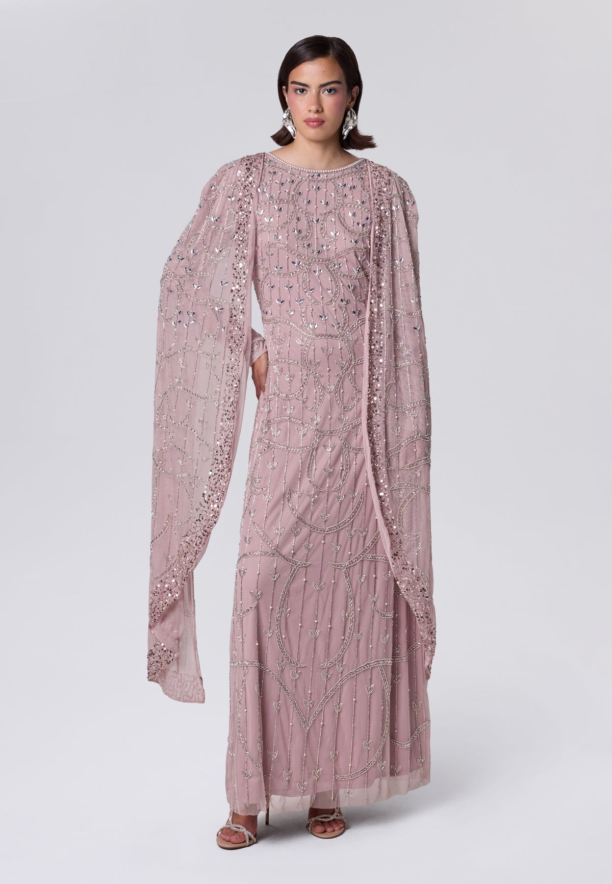 Mira Modest Sequin Maxi Dress | MTZ260801
