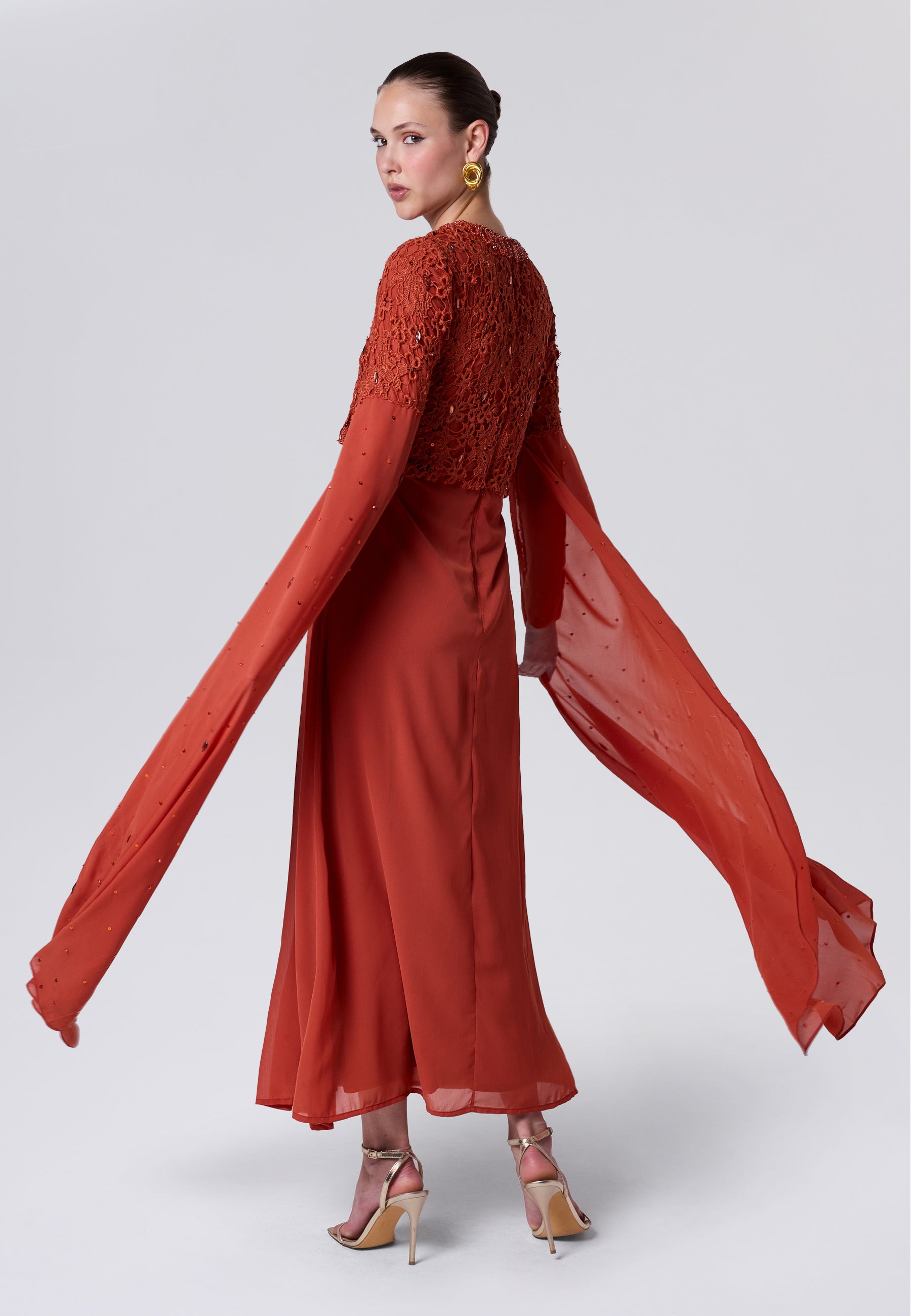 Luma Modest Sequin Maxi Dress | P260202