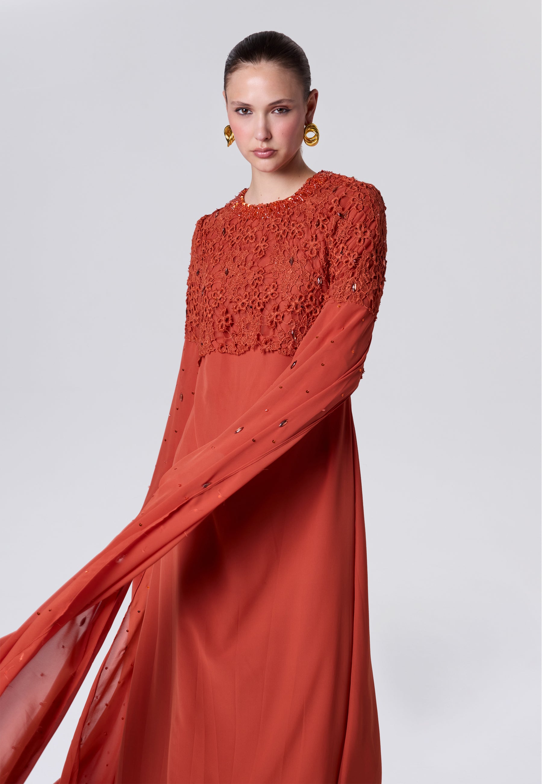 Luma Modest Sequin Maxi Dress | P260202