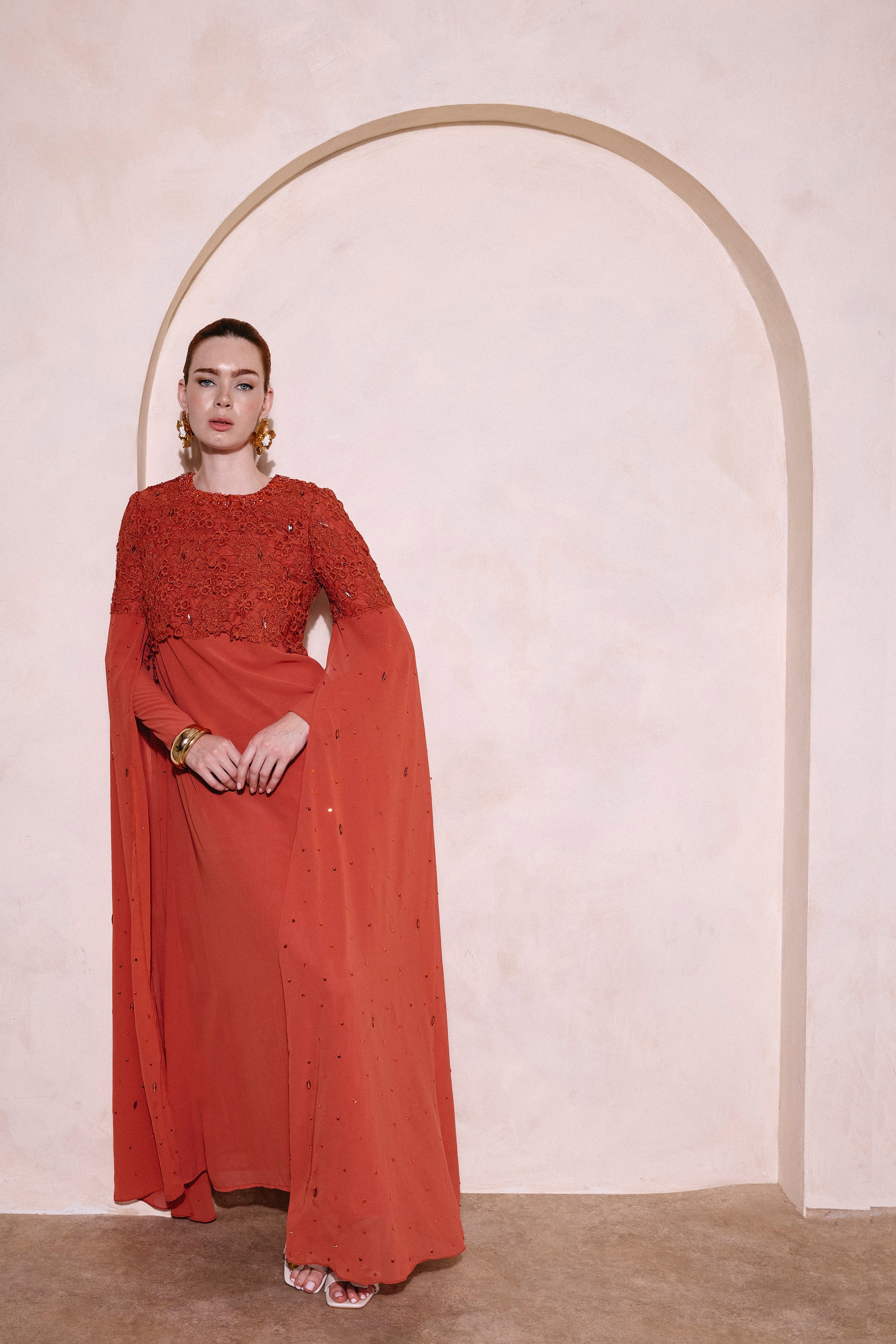 Luma Modest Sequin Maxi Dress | P260202