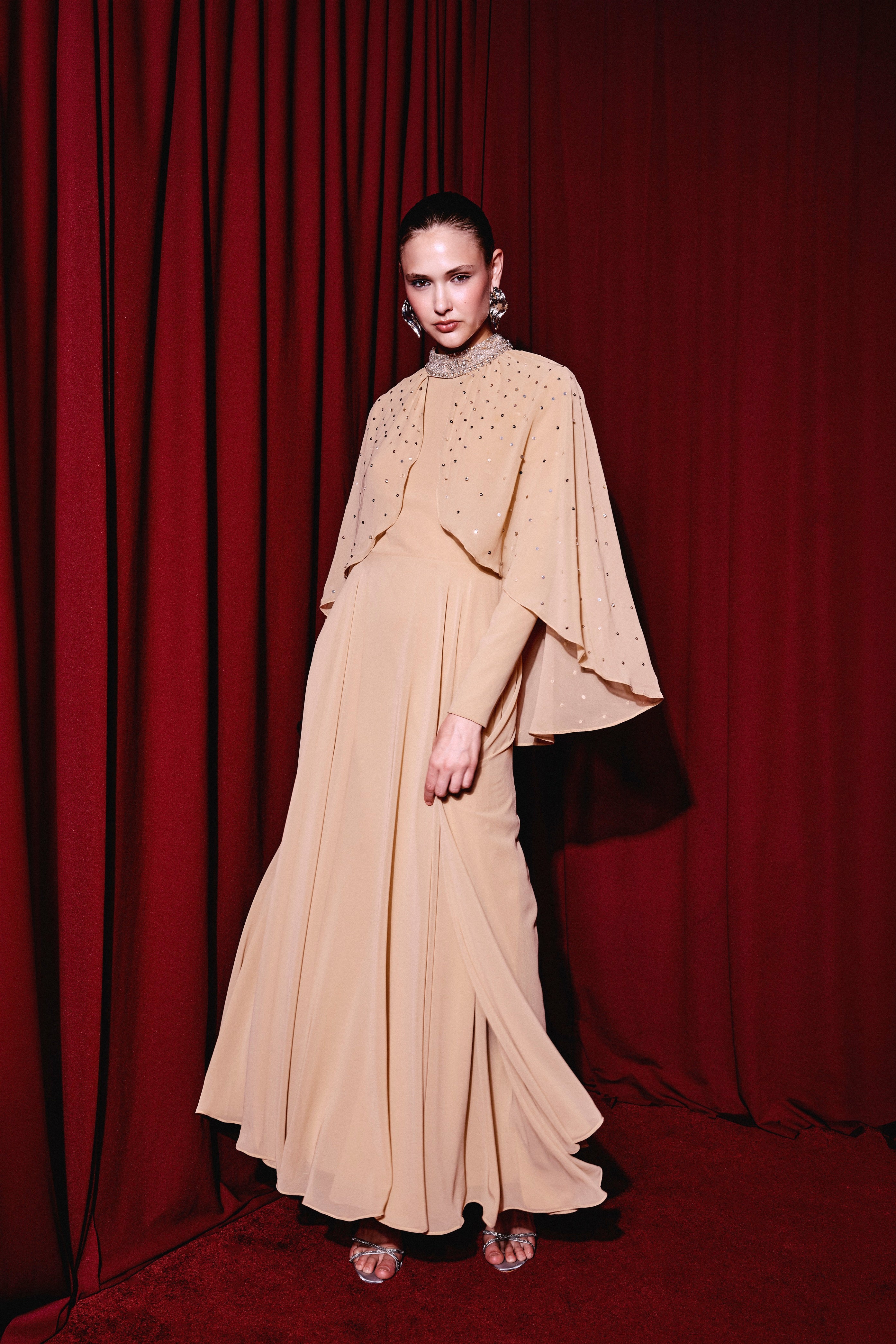 Aseel Modest Sequin Maxi Dress | P260209