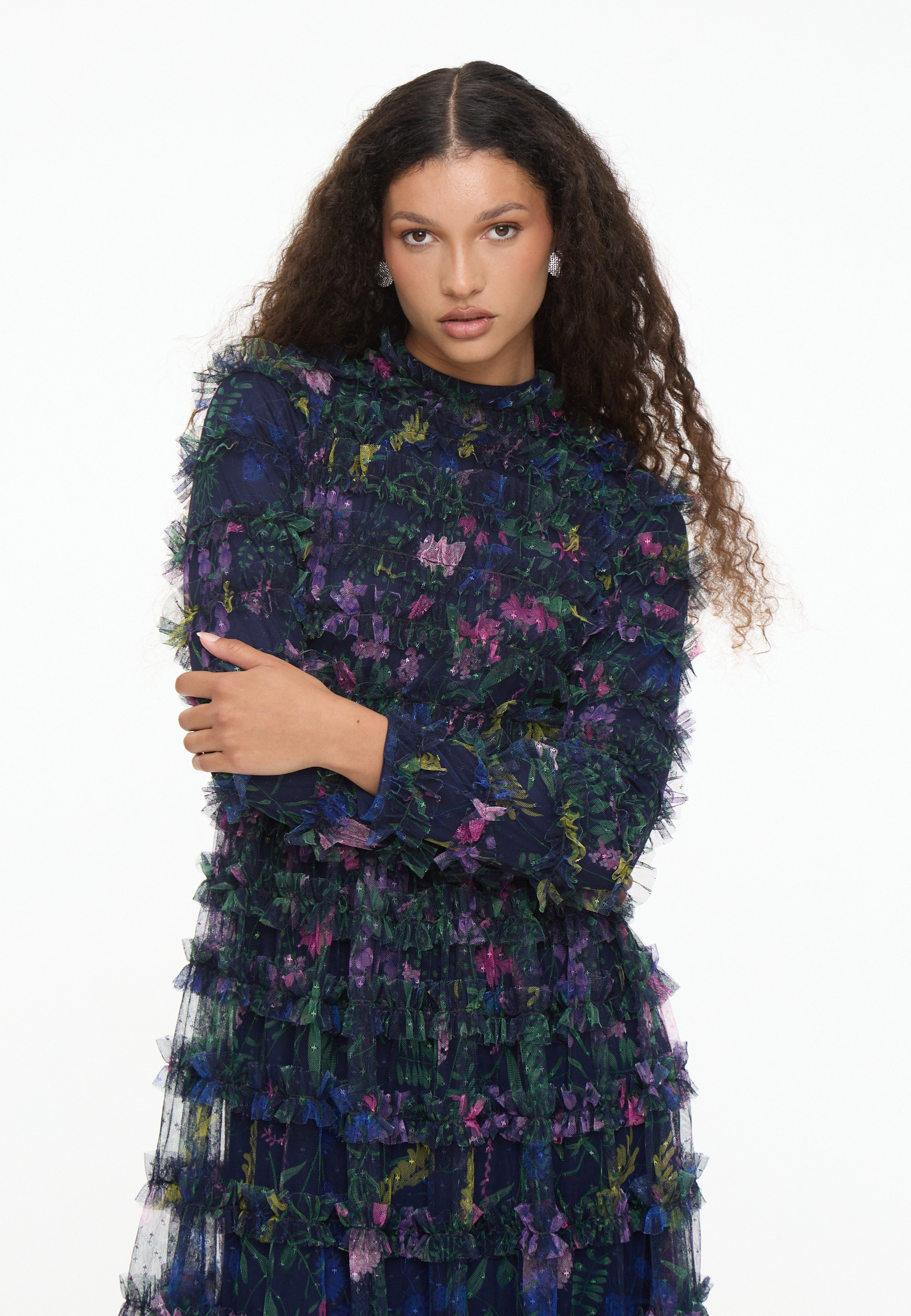 Miray Modest Ruffle Maxi Dress | MTZ250118