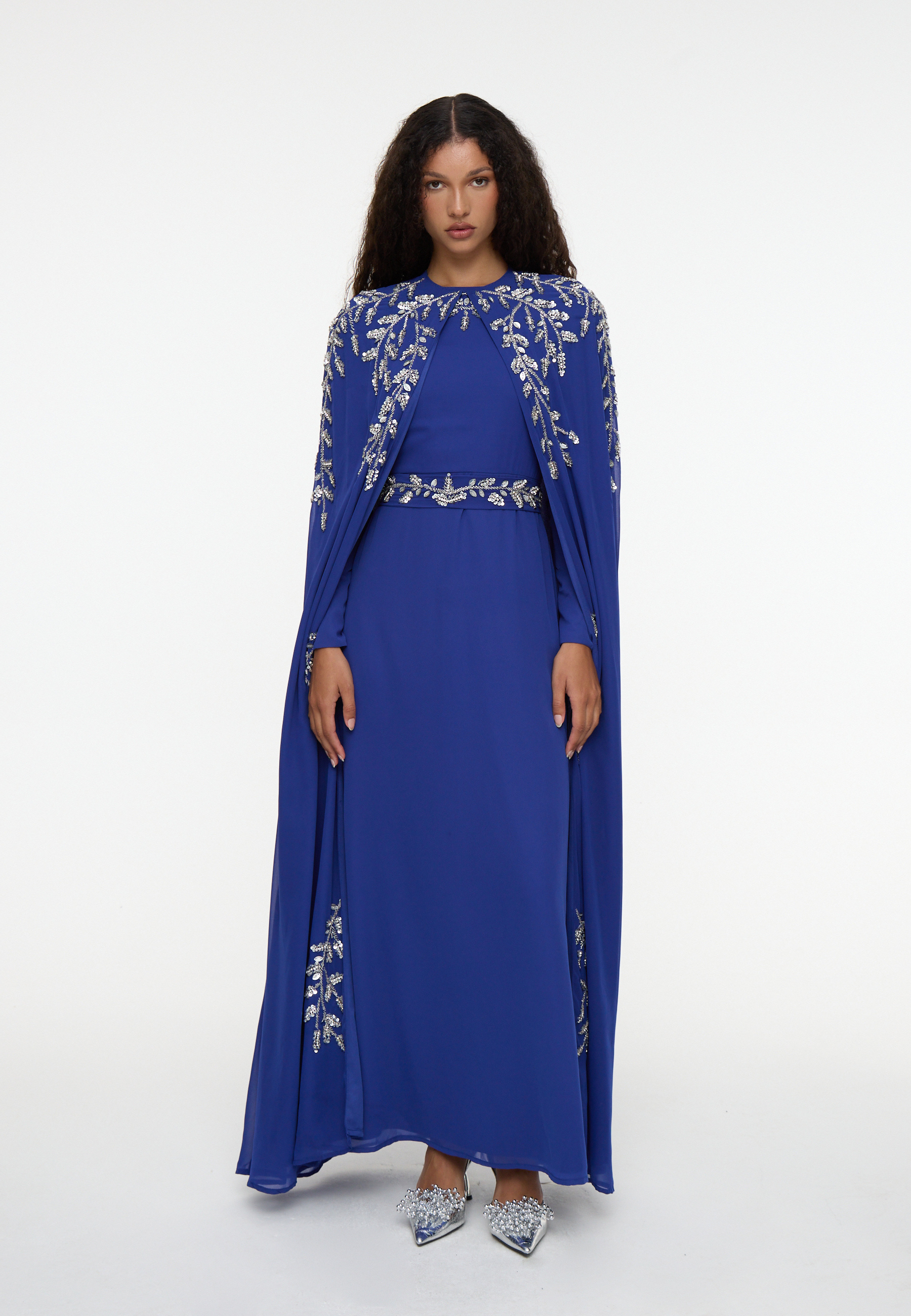 Diana Embellished Sequin Maxi Dress | MTZ250806