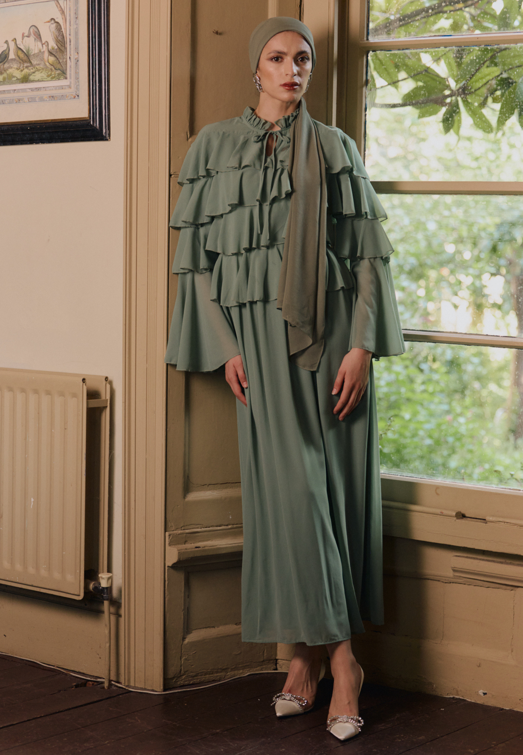 Aria Modest Chiffon Maxi Dress | MTZ250919