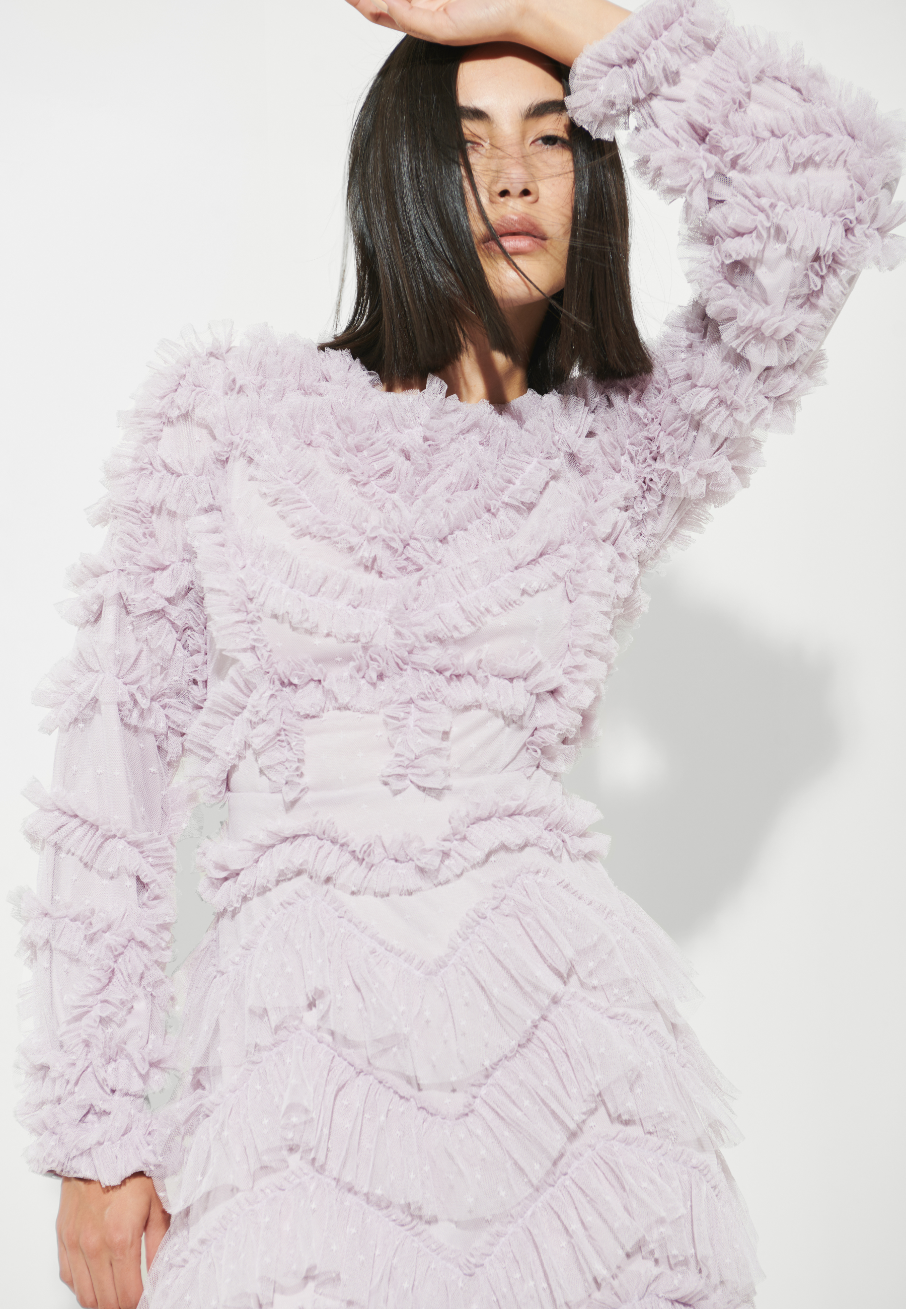 Zuma Modest Ruffle Maxi Dress | MTZ250111