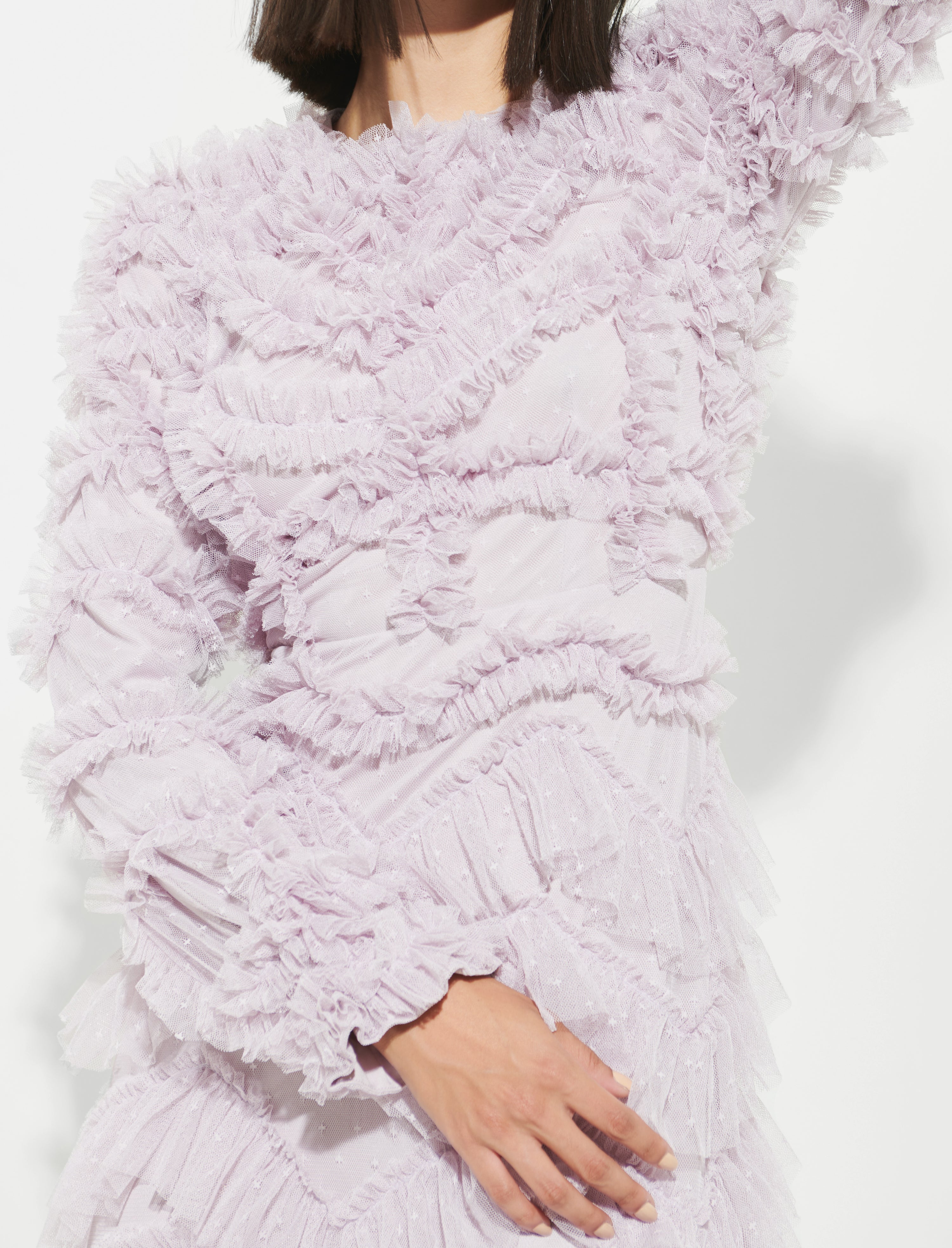 Zuma Modest Ruffle Maxi Dress | MTZ250111