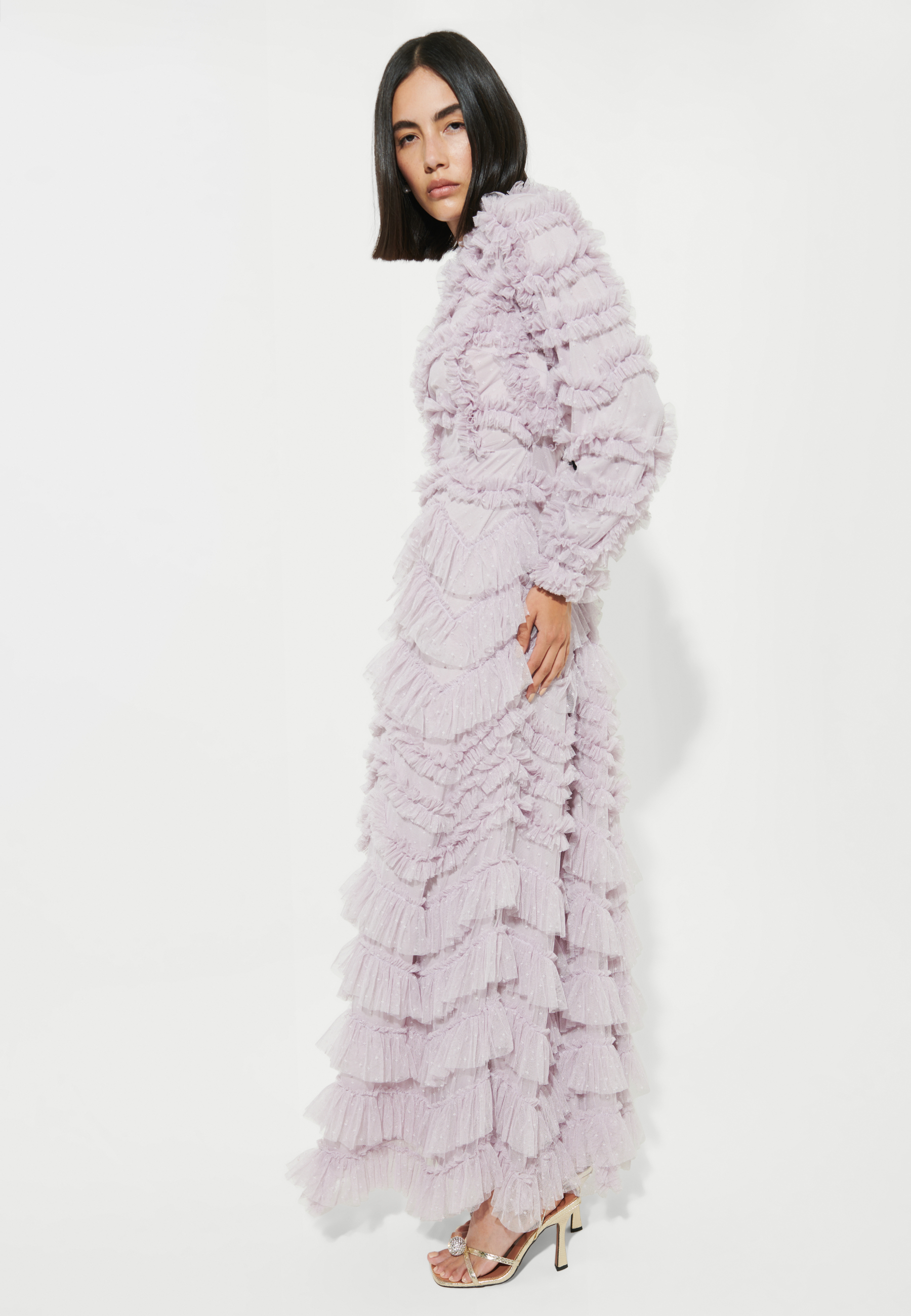 Zuma Modest Ruffle Maxi Dress | MTZ250111